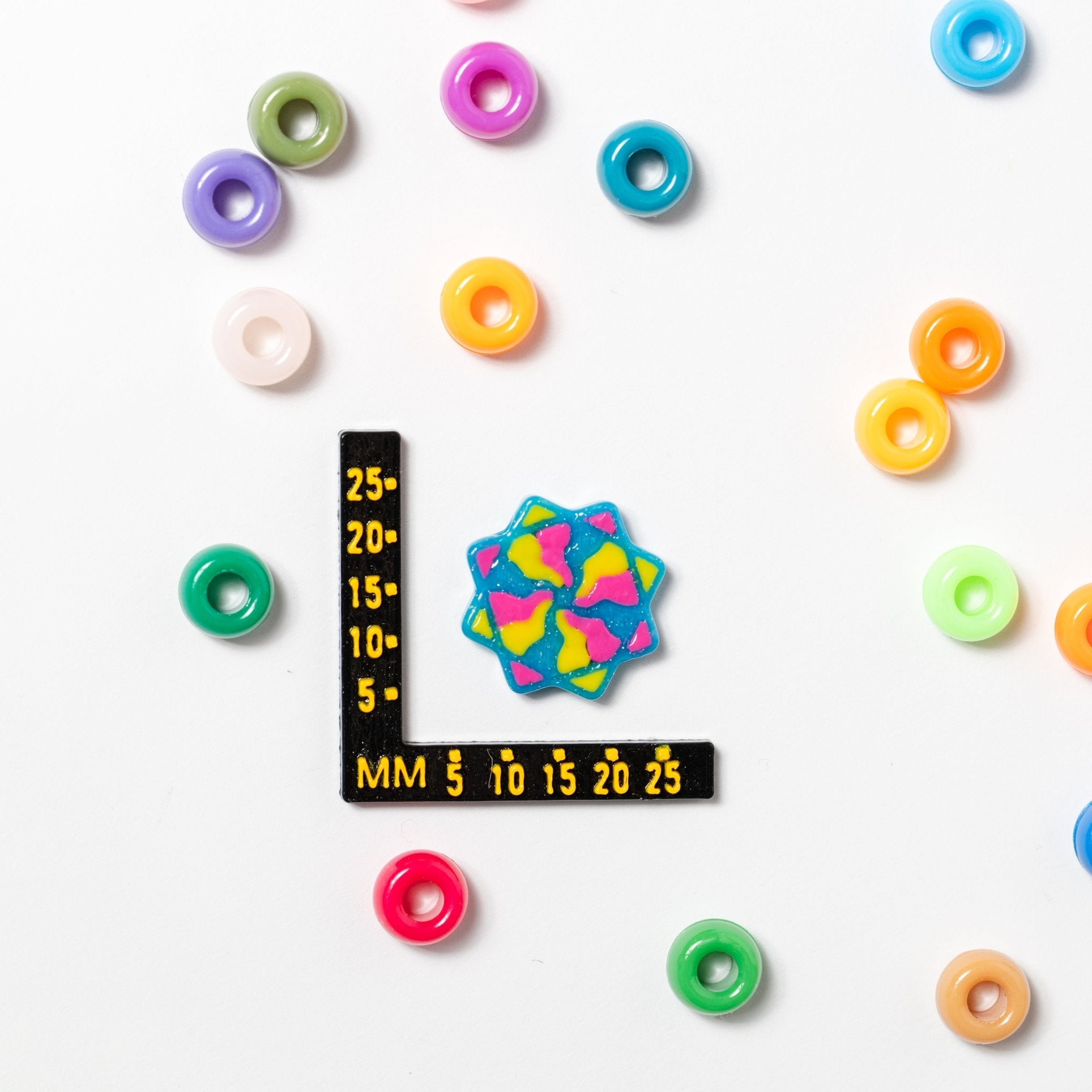 Flow Star Beads (JB x yourpixiedreamghoul) - Jelli Bead Kandi Beads