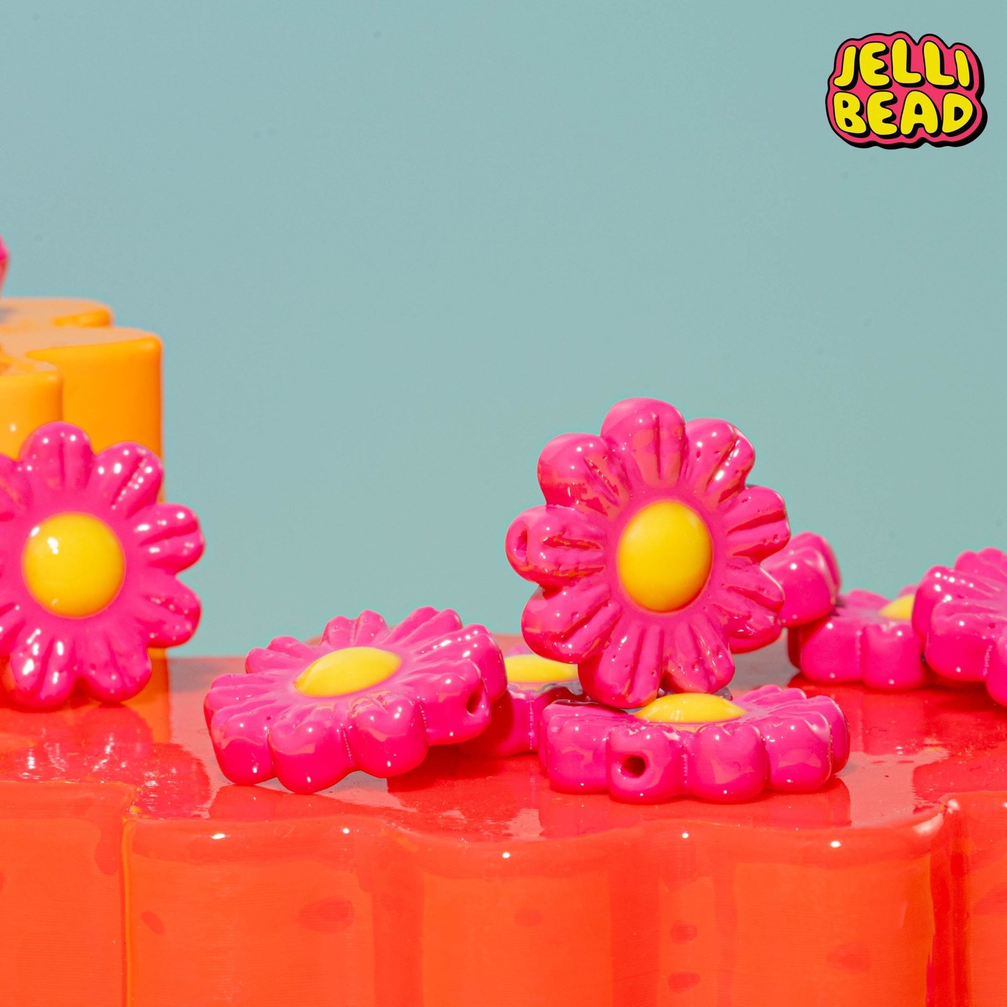 Flower Beads - Jelli Bead Kandi Beads