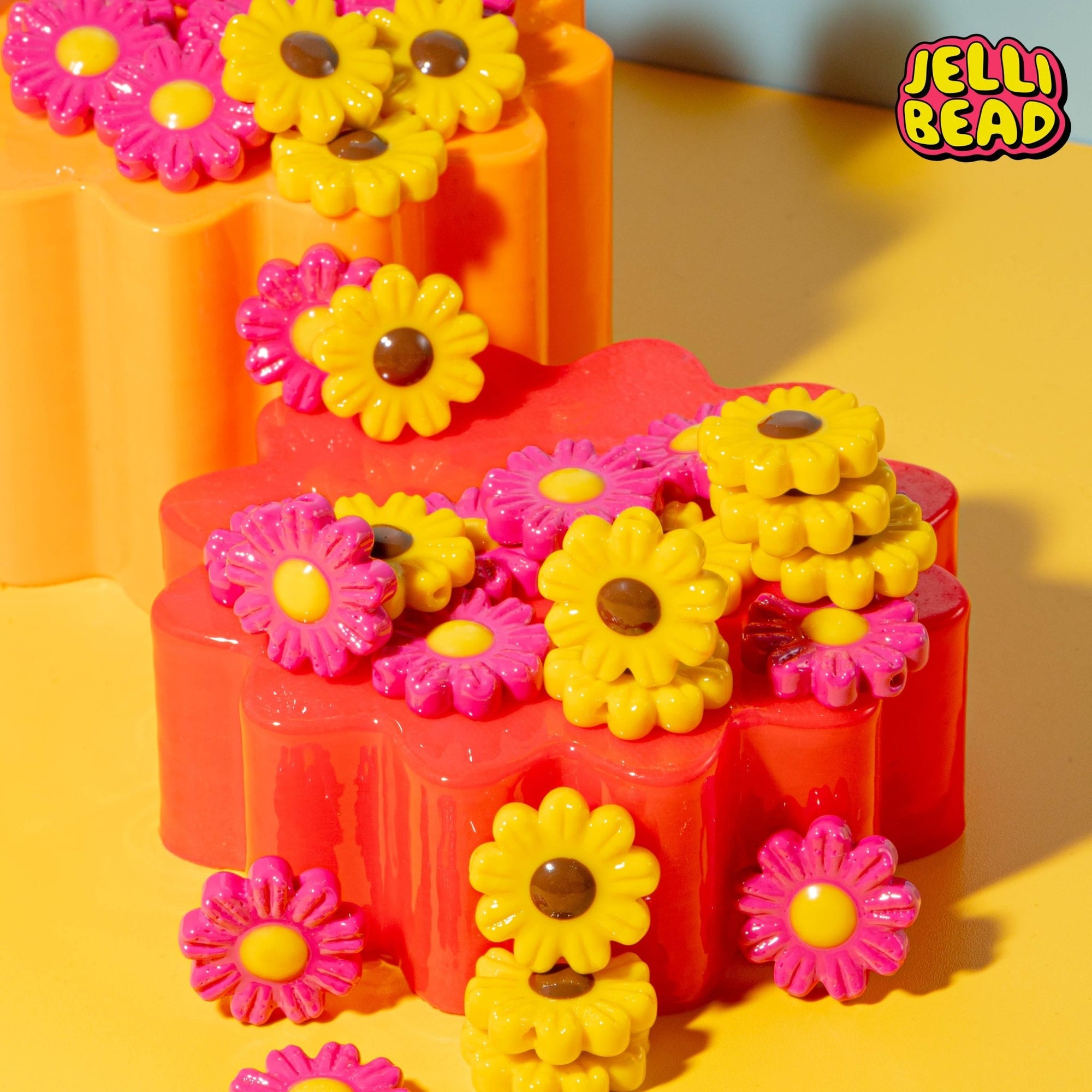 Flower Beads - Jelli Bead Kandi Beads