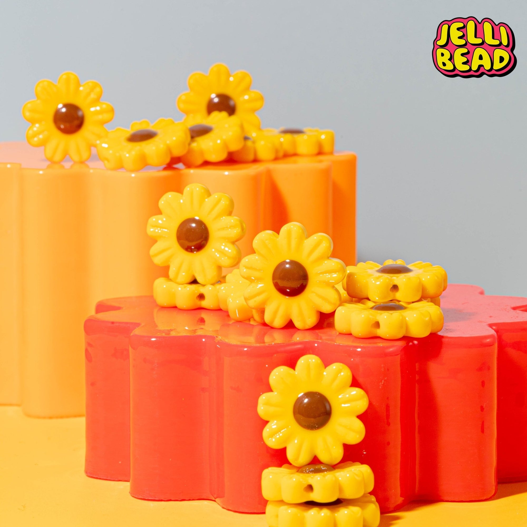 Flower Beads - Jelli Bead Kandi Beads