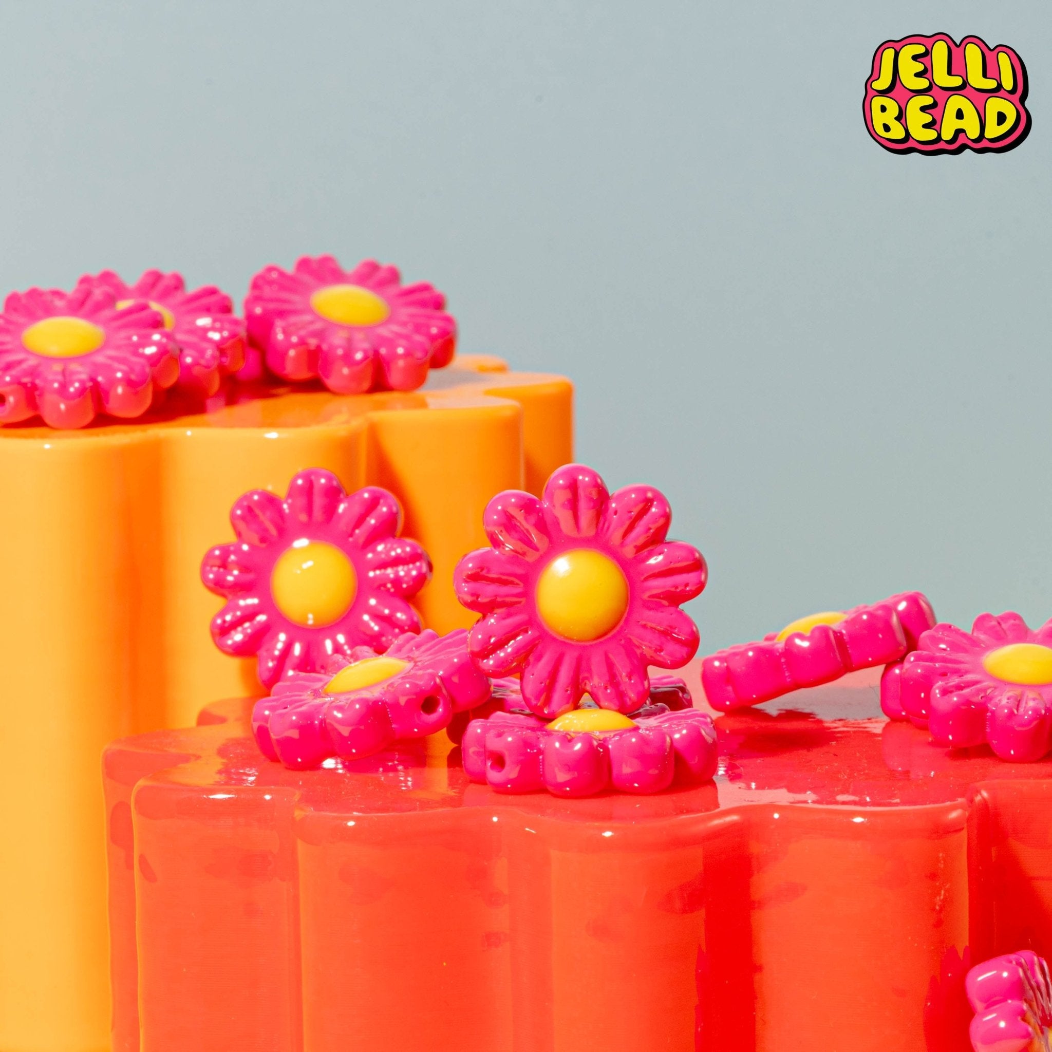 Flower Beads - Jelli Bead Kandi Beads