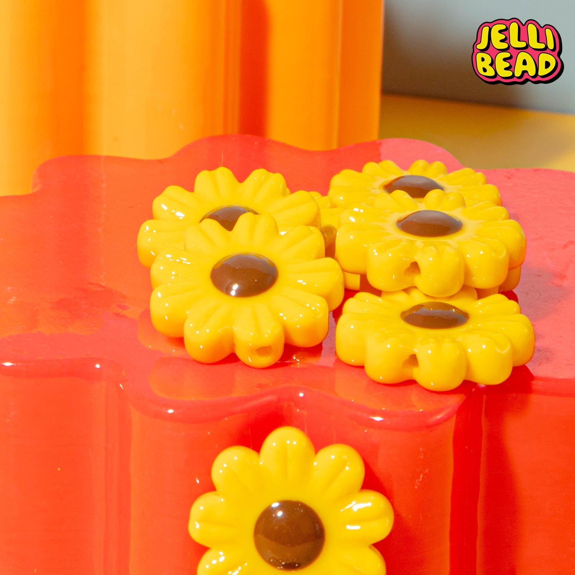 Flower Beads - Jelli Bead Kandi Beads