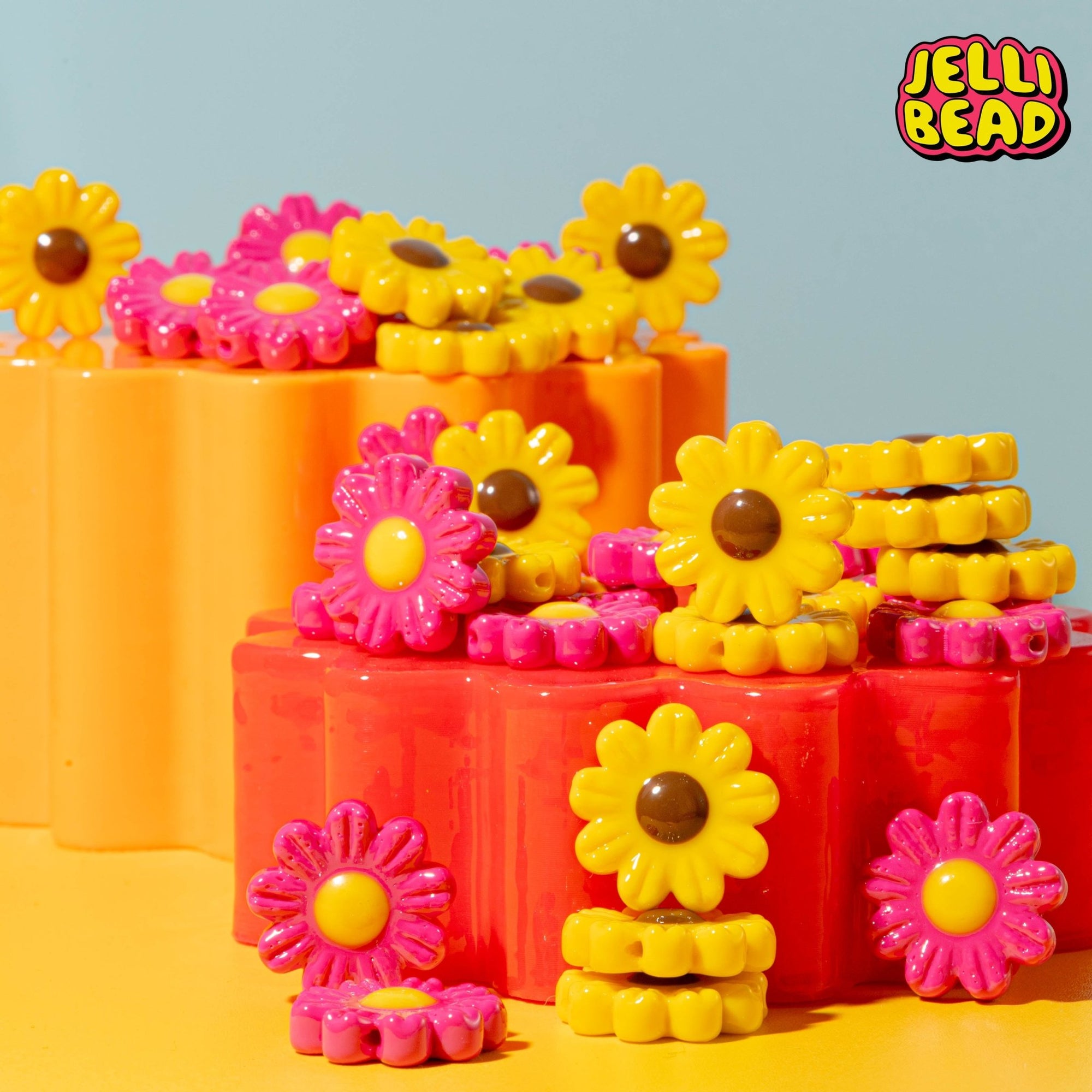 Flower Beads - Jelli Bead Kandi Beads