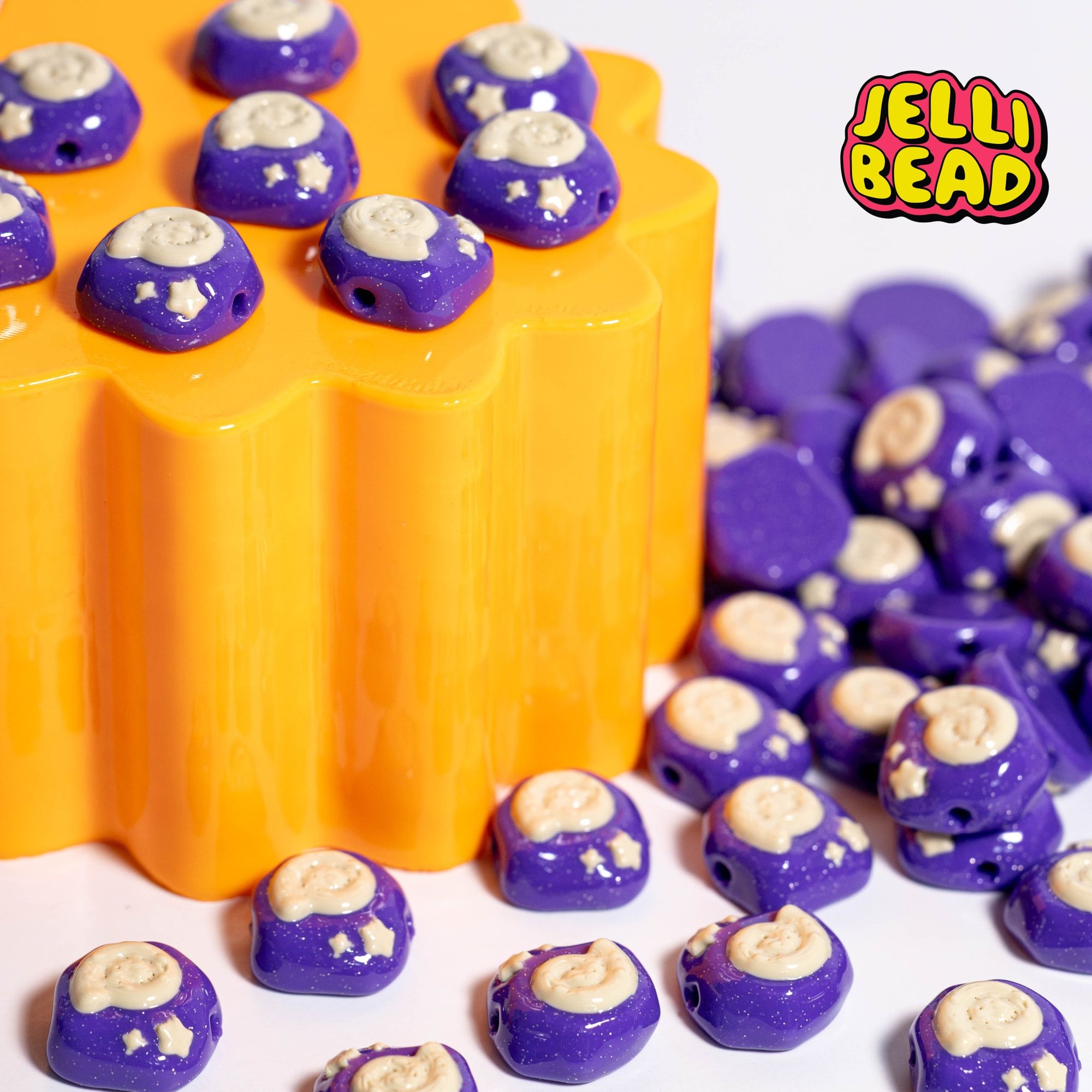 Fossil Beads - Jelli Bead Kandi Beads