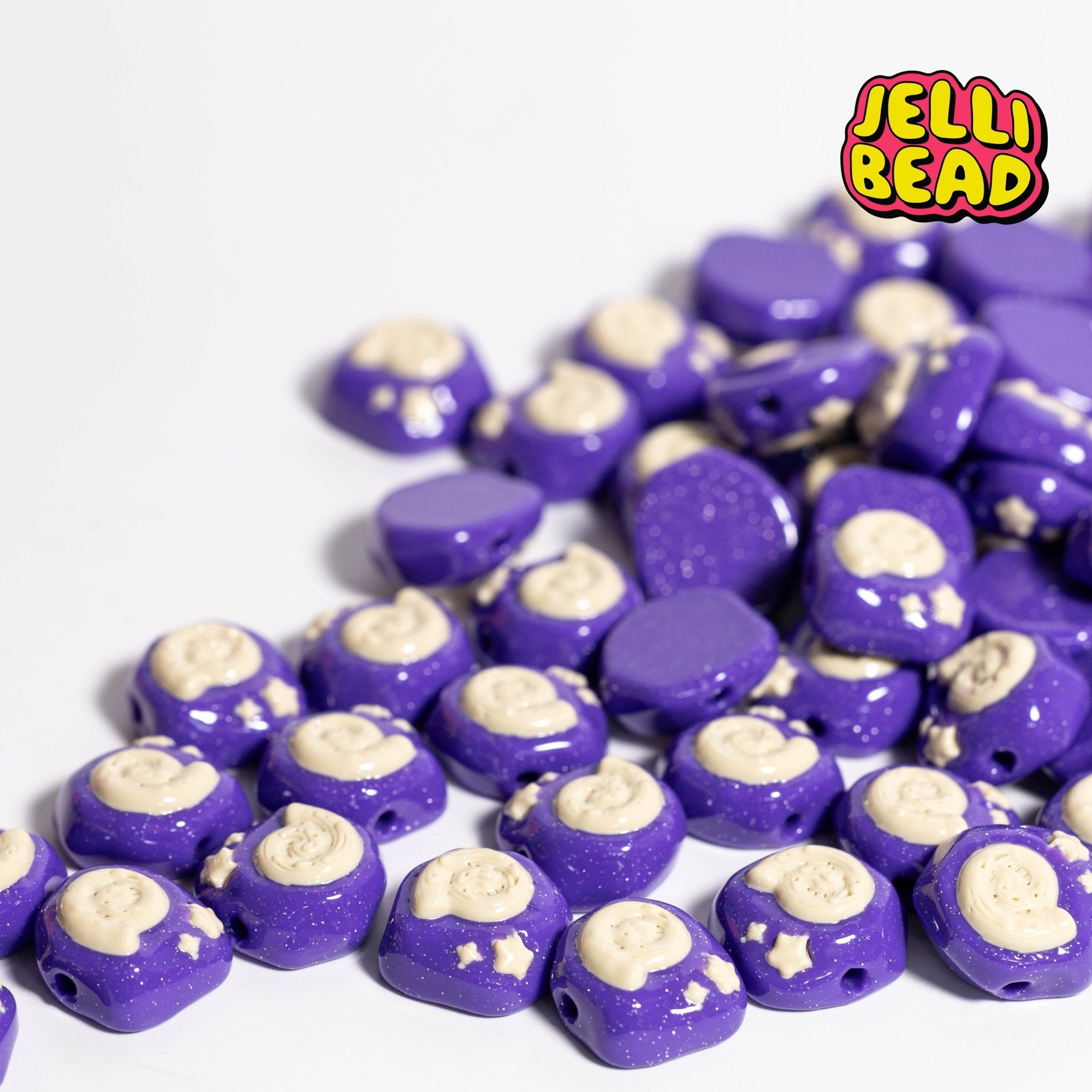 Fossil Beads - Jelli Bead Kandi Beads