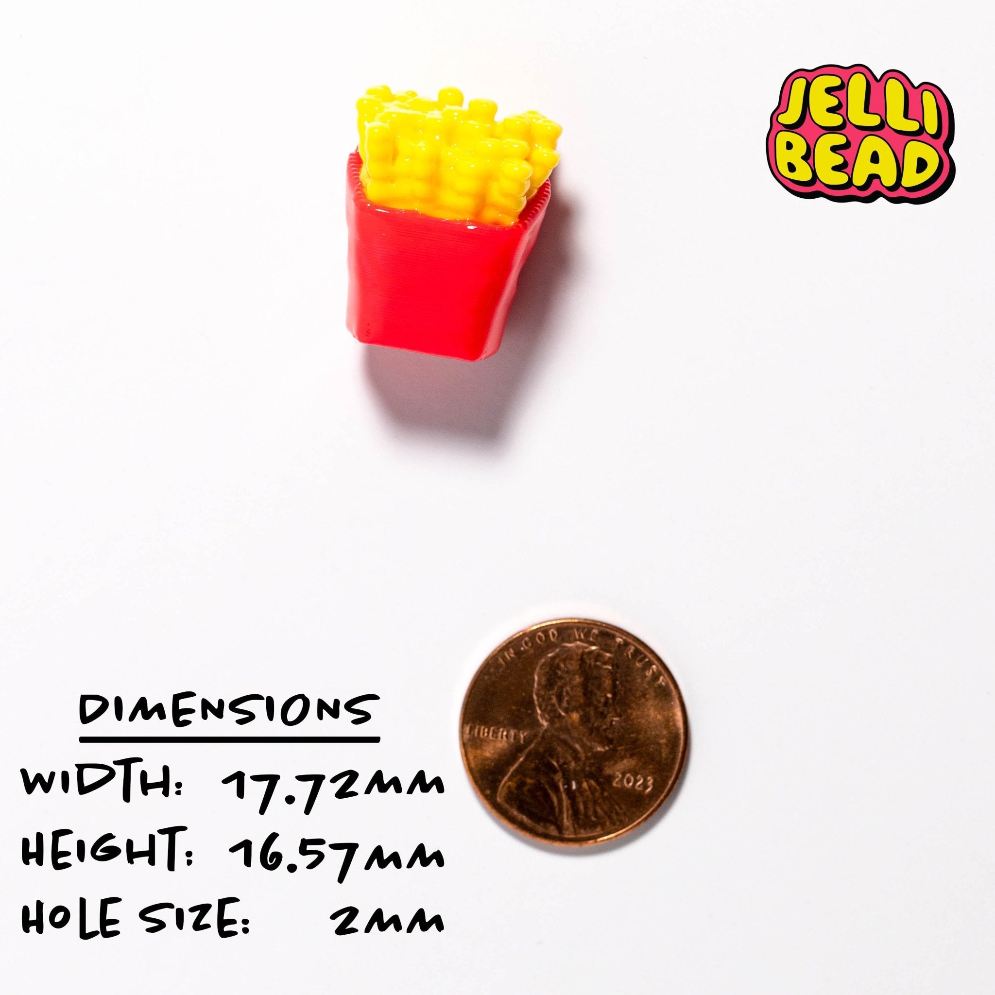 French Fry Beads - Jelli Bead Kandi Beads