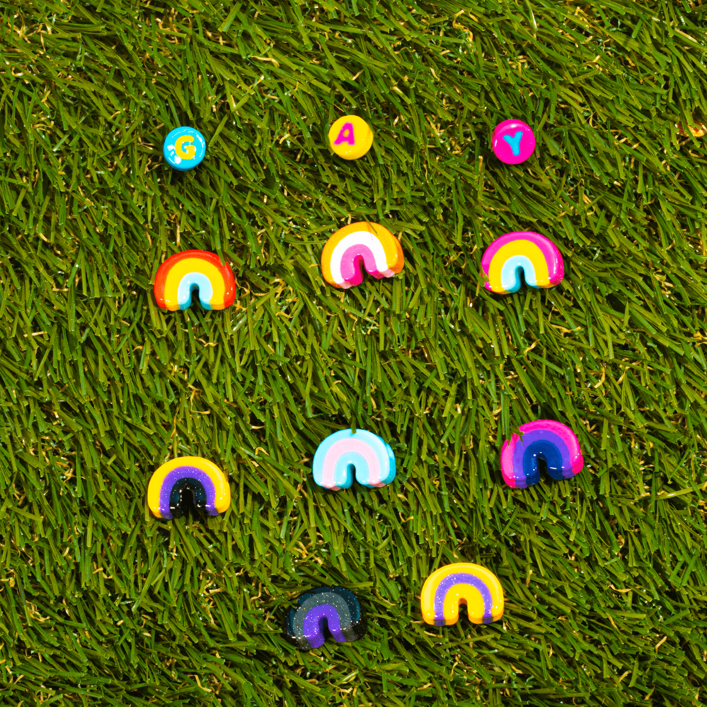 Gay Soup (17 Unique Charm Designs) - Jelli Bead Kandi Beads