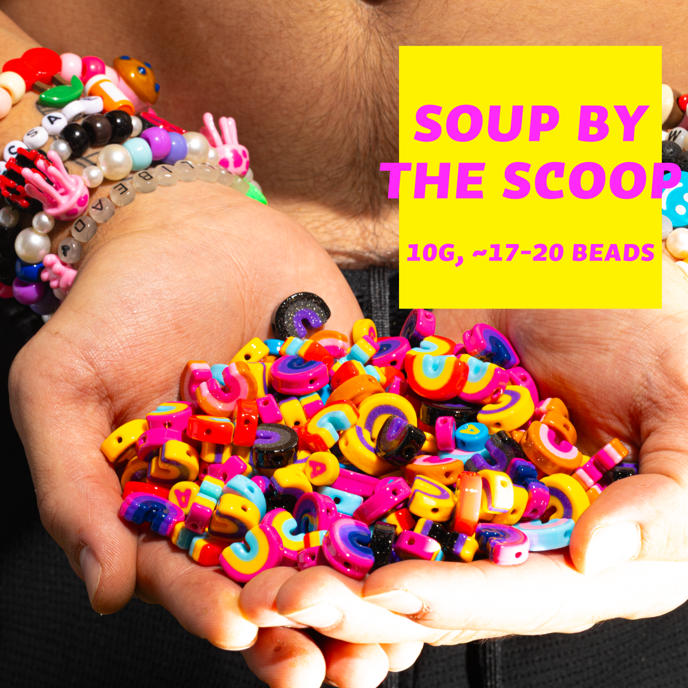 Gay Soup (17 Unique Charm Designs) - Jelli Bead Kandi Beads