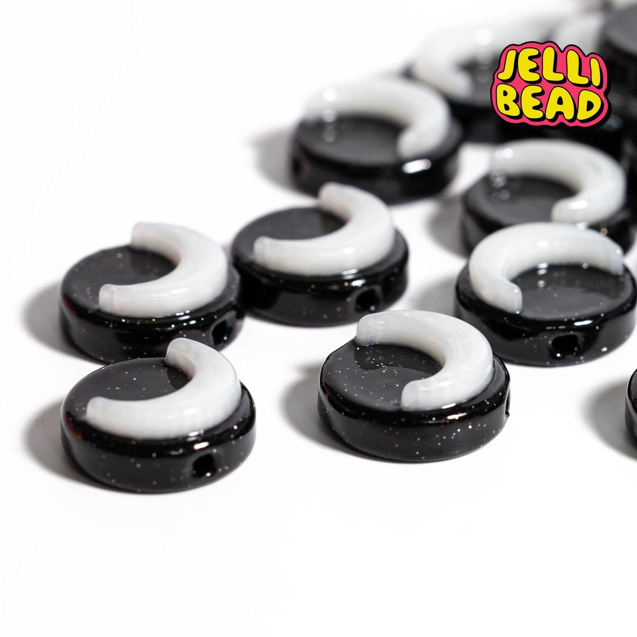 Glowing Moon Beads - Jelli Bead Kandi Beads