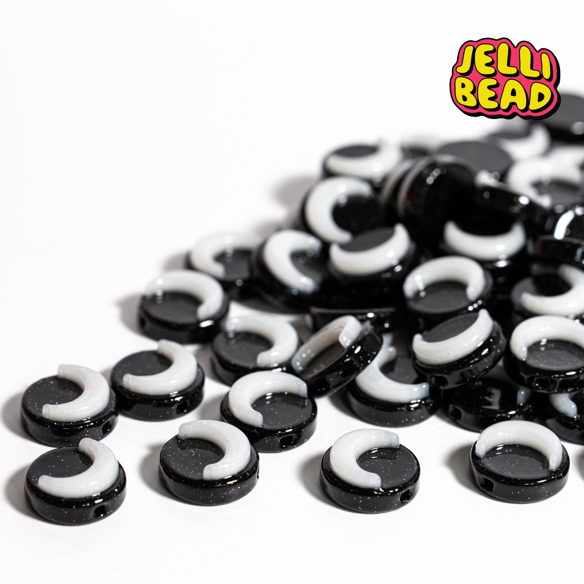 Glowing Moon Beads - Jelli Bead Kandi Beads