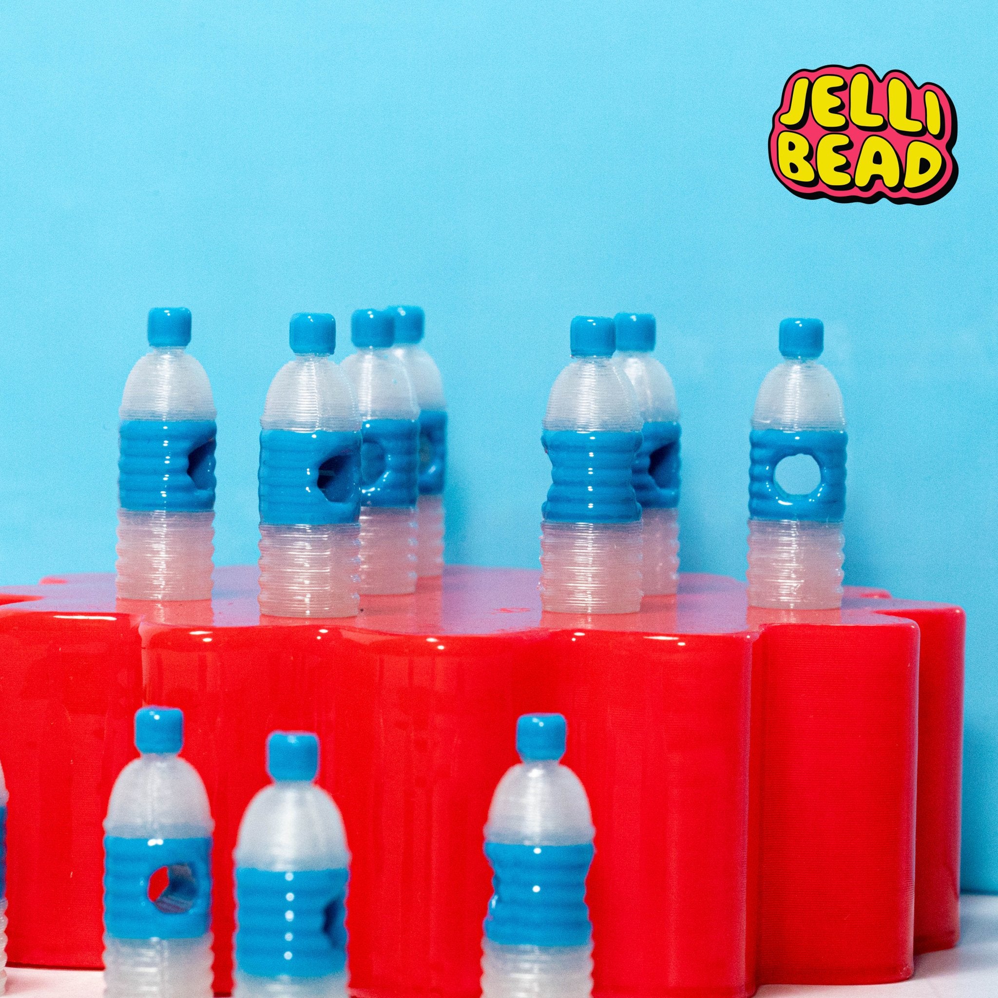 Glowing Water Bottle Beads - Jelli Bead Kandi Beads