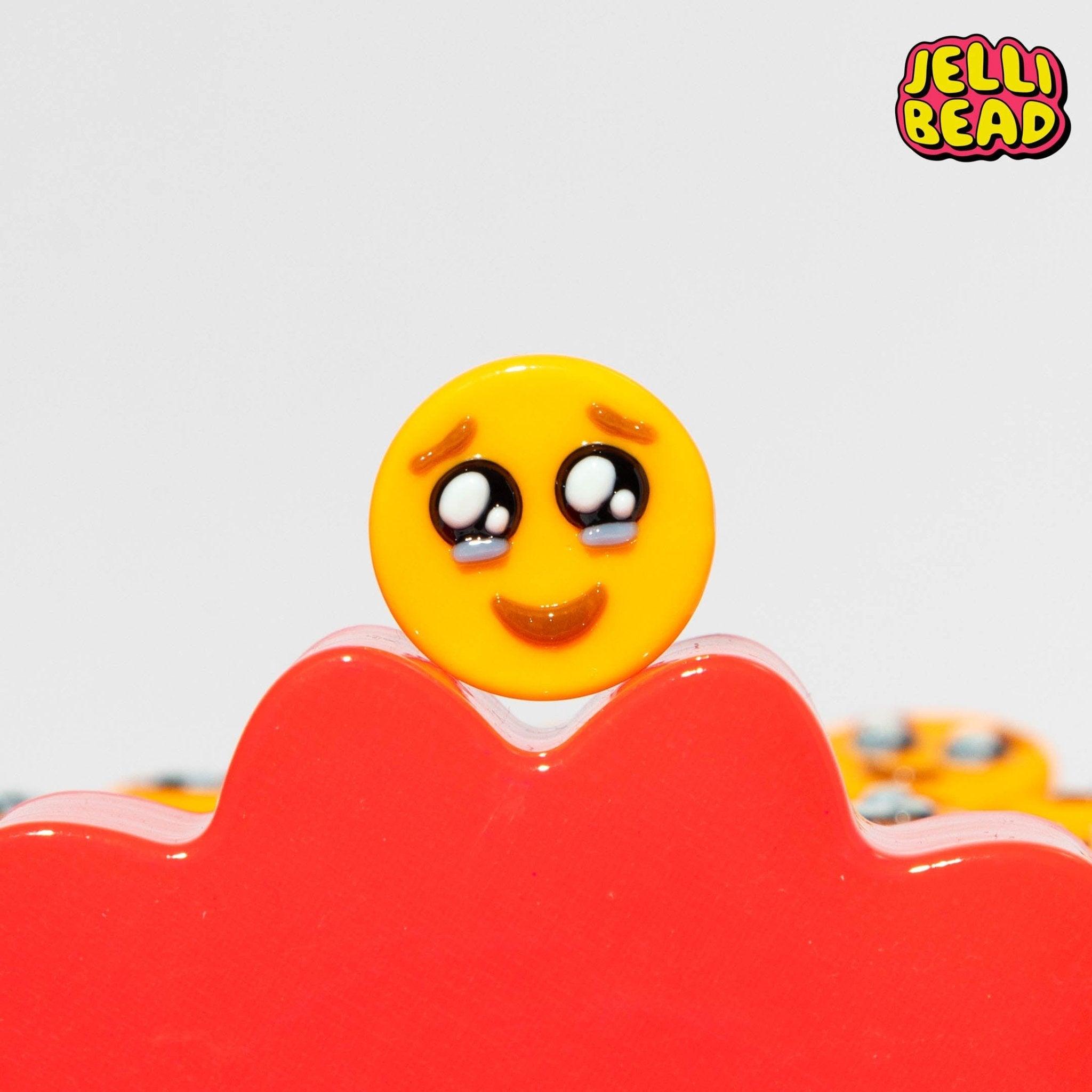 Happy Tears Emoji Beads - Jelli Bead Kandi Beads