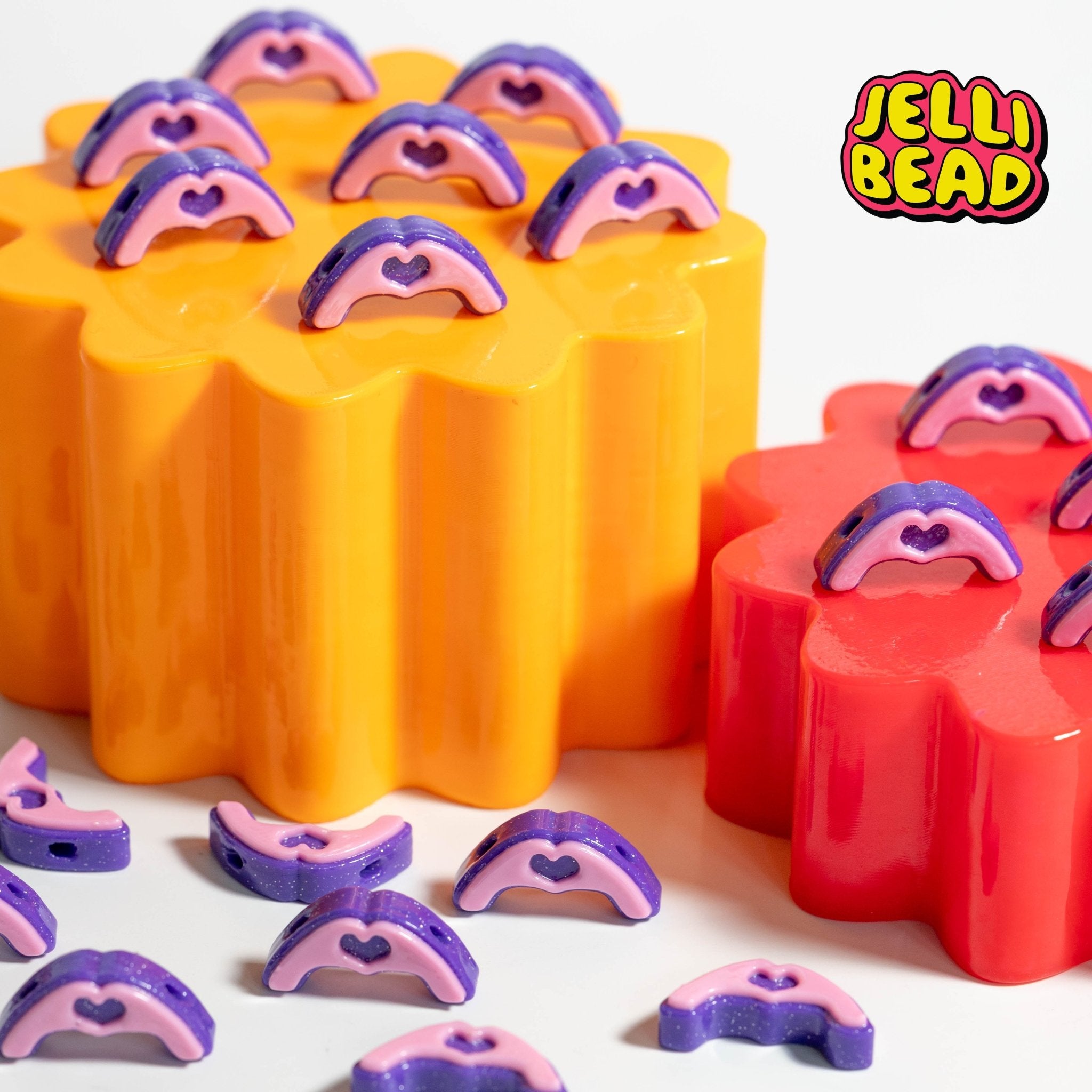 Heart Hands Beads - Jelli Bead Kandi Beads
