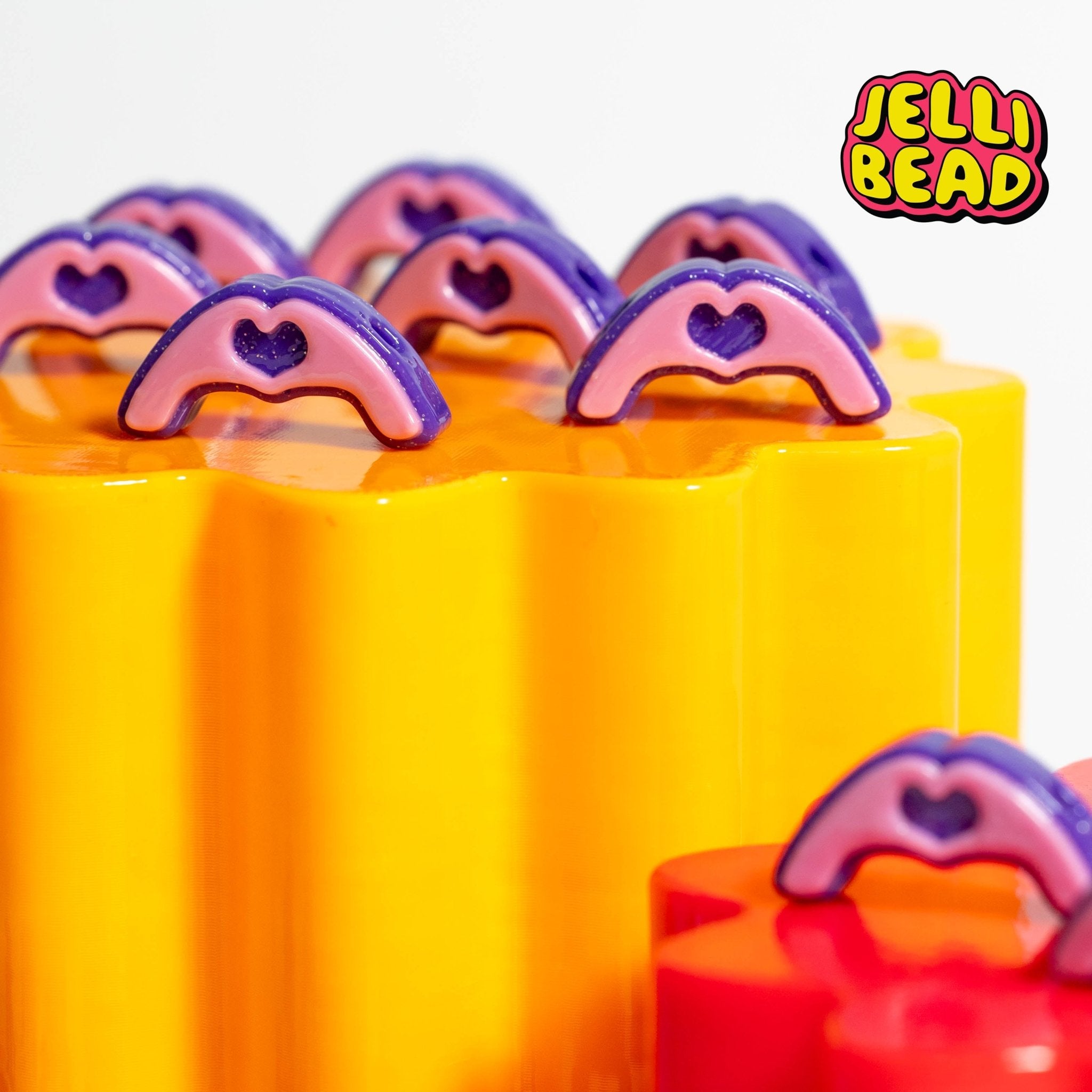 Heart Hands Beads - Jelli Bead Kandi Beads