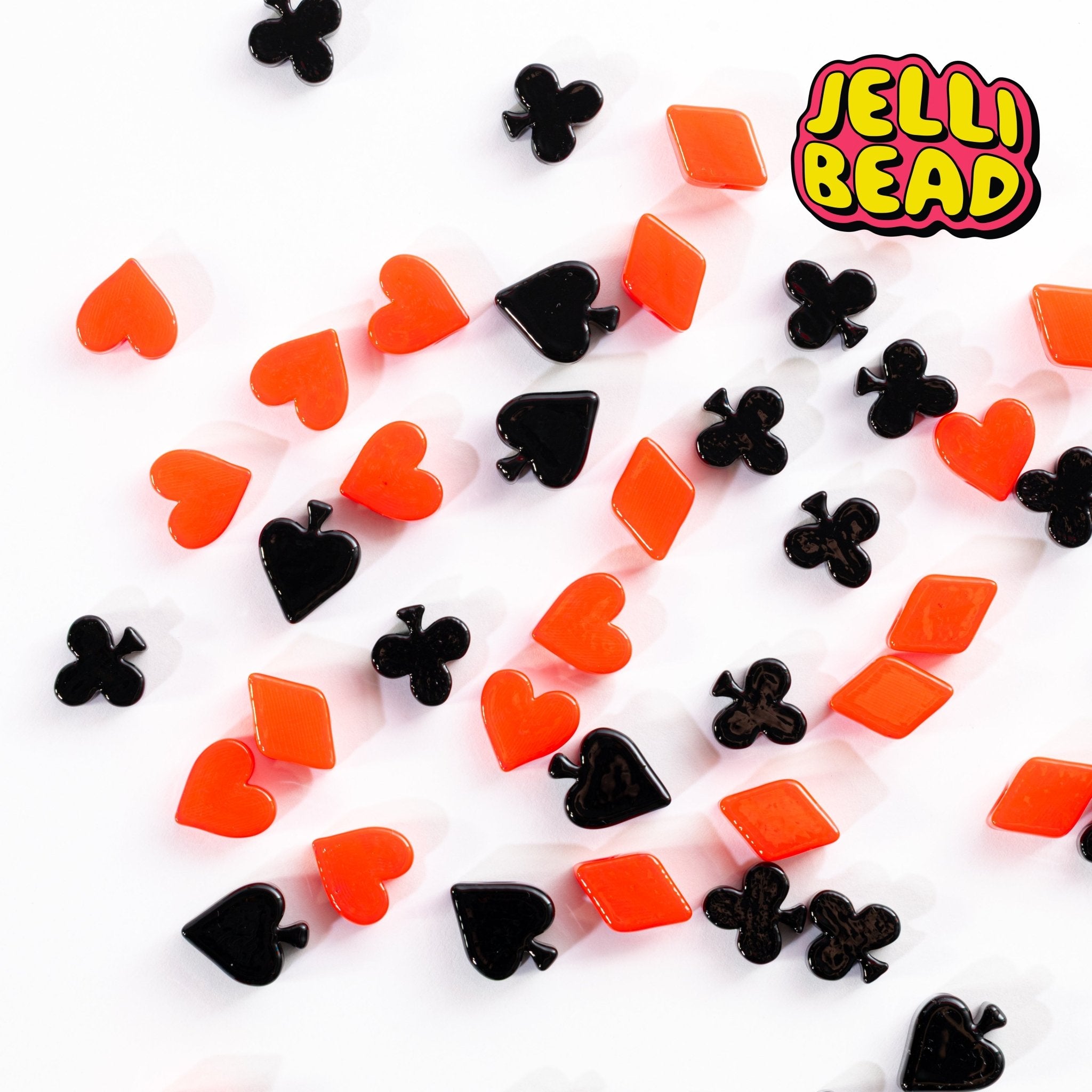 Hearts Beads - Jelli Bead Kandi Beads