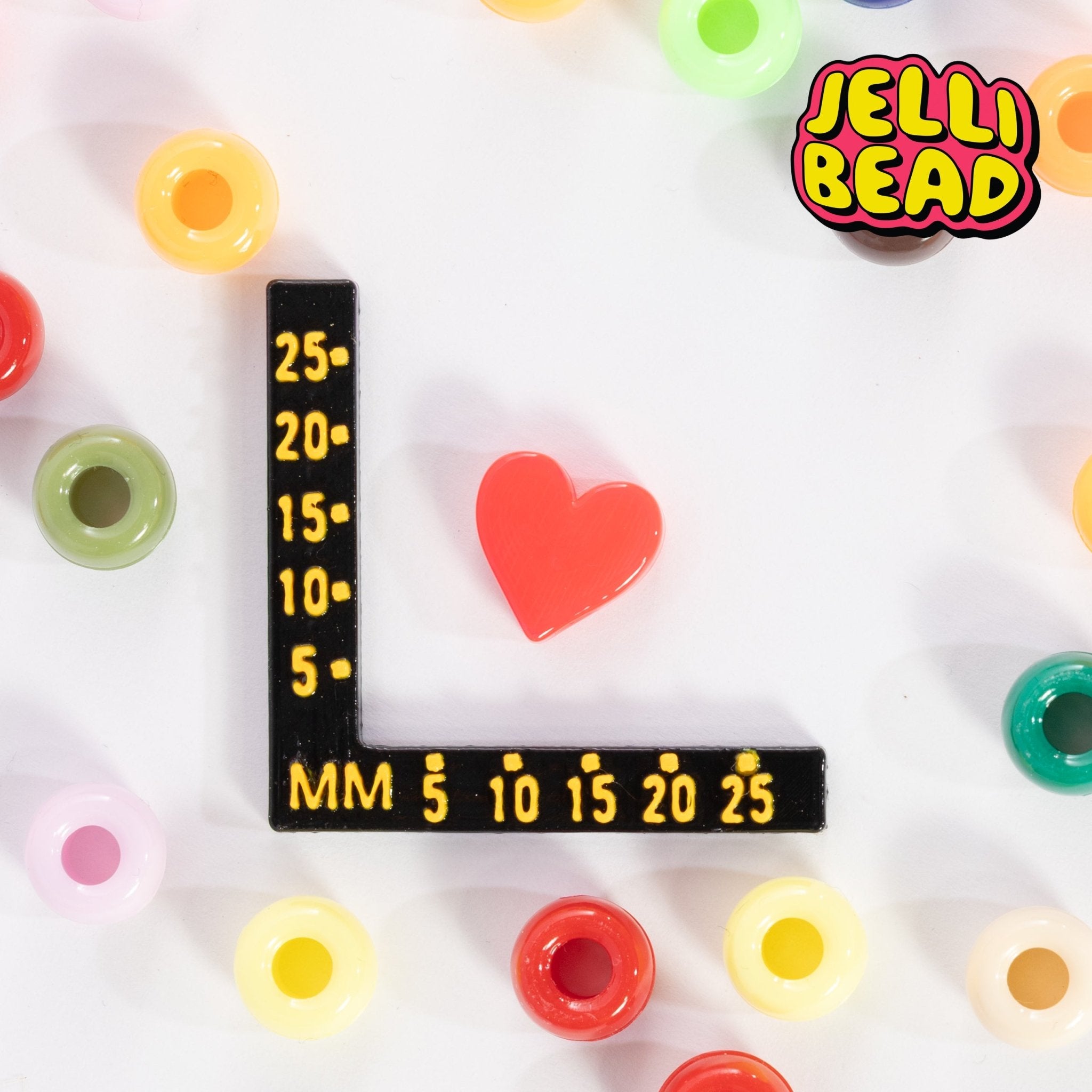 Hearts Beads - Jelli Bead Kandi Beads