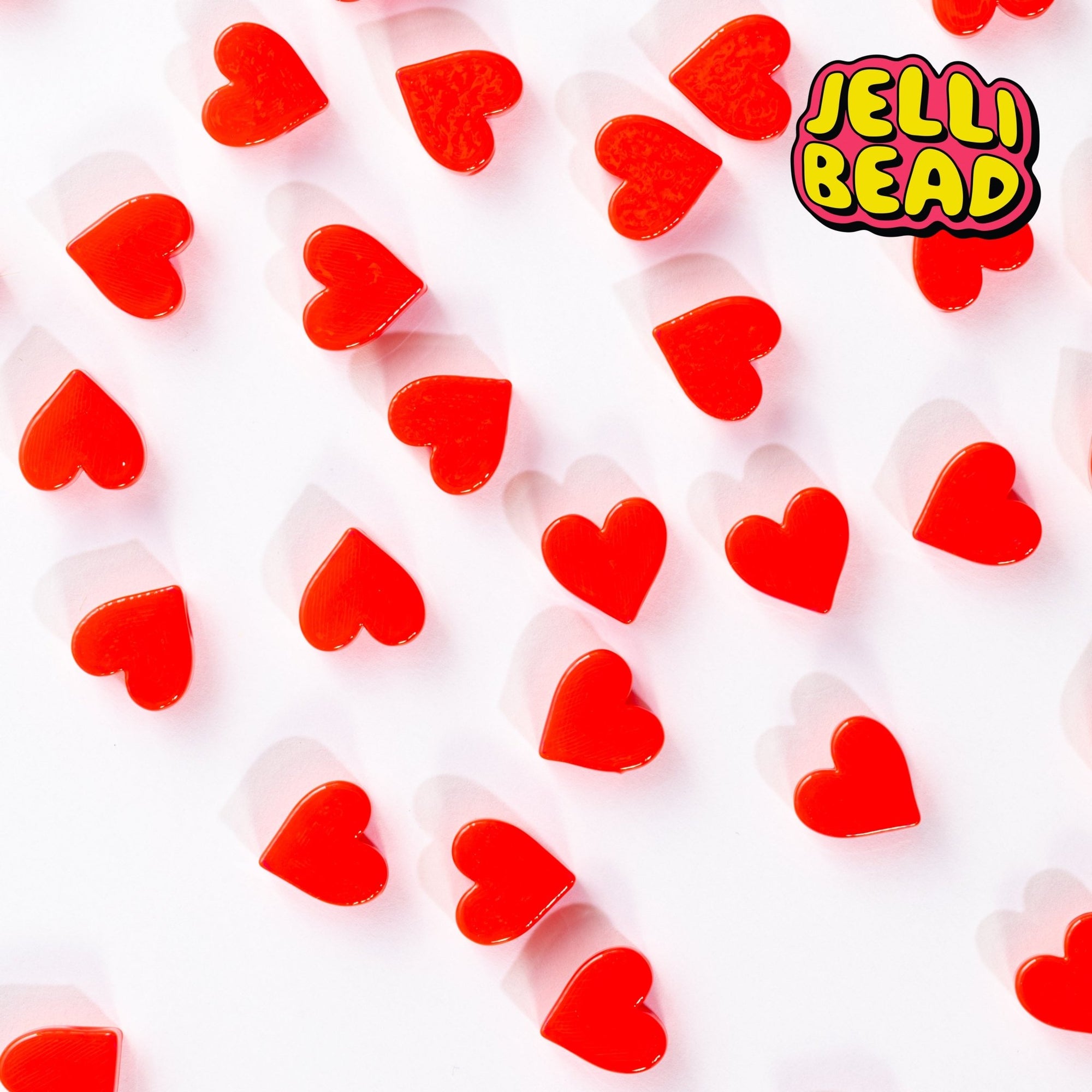 Hearts Beads - Jelli Bead Kandi Beads