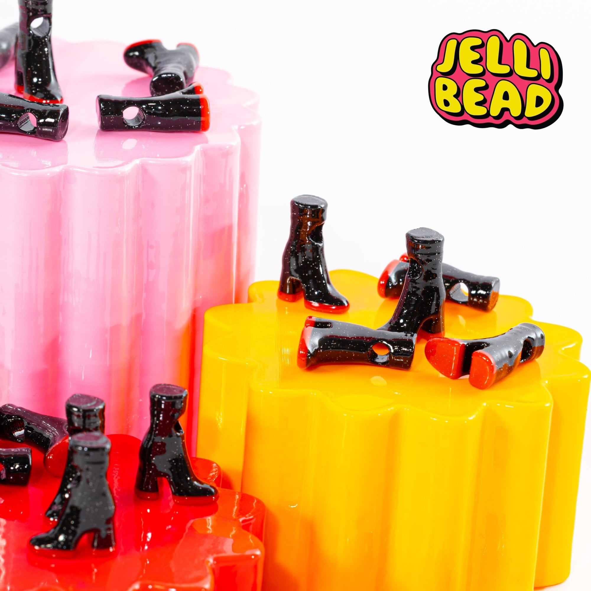 High Heel Boot Beads - Jelli Bead Kandi Beads