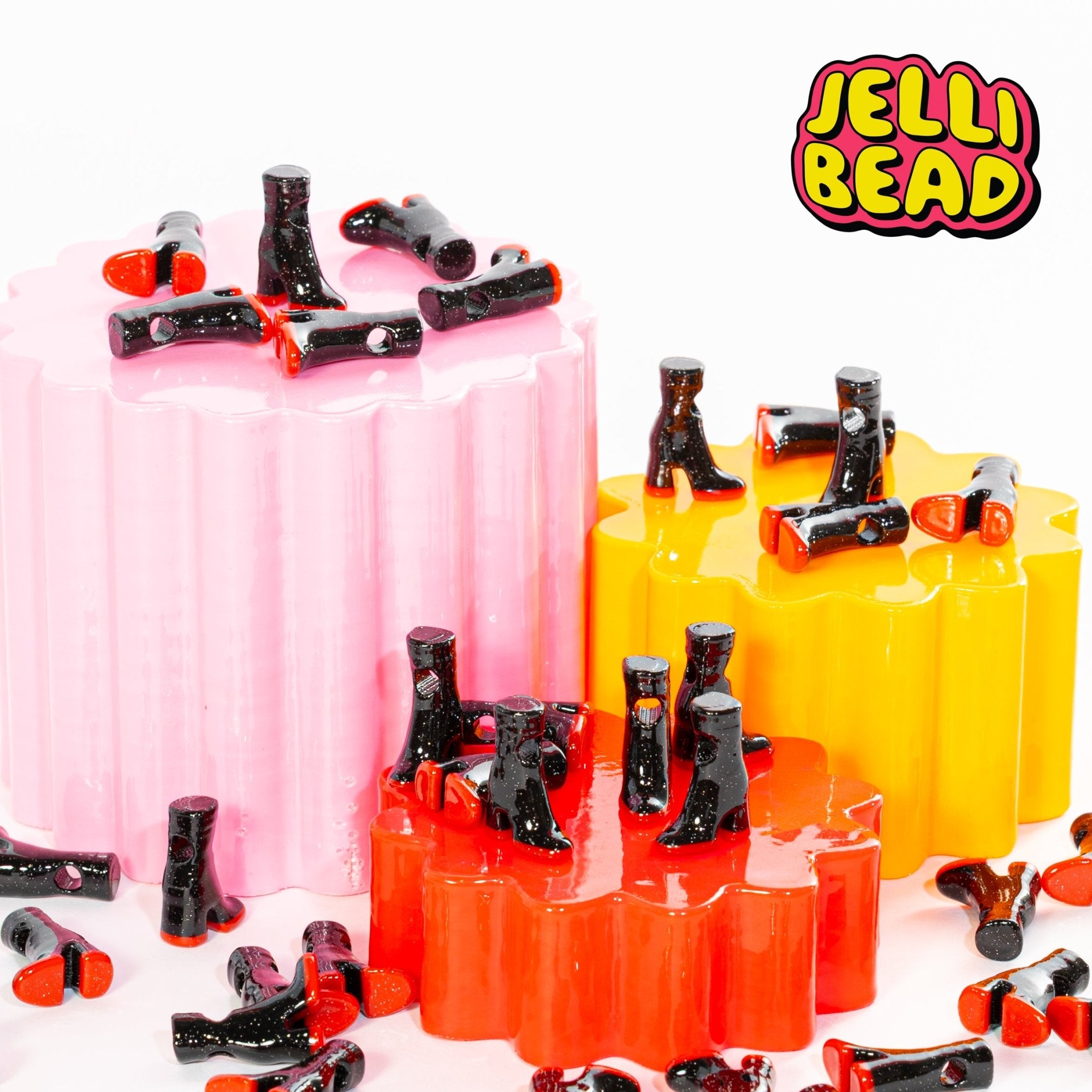 High Heel Boot Beads - Jelli Bead Kandi Beads