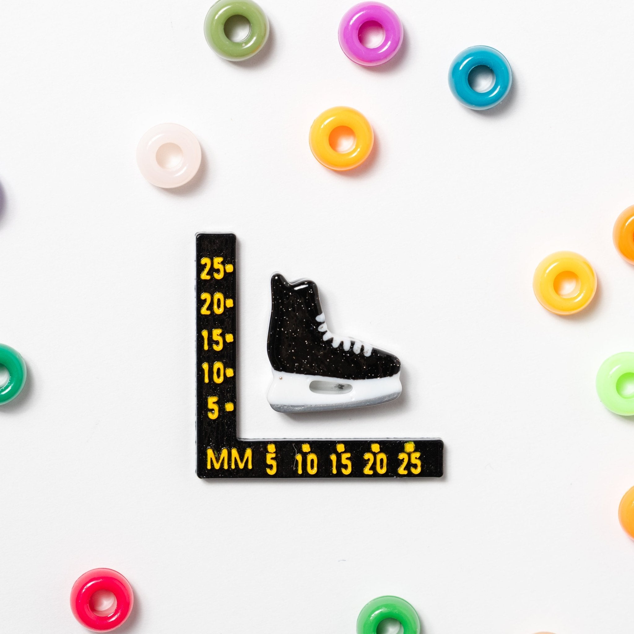 Hockey Skate Beads - Jelli Bead Kandi Beads