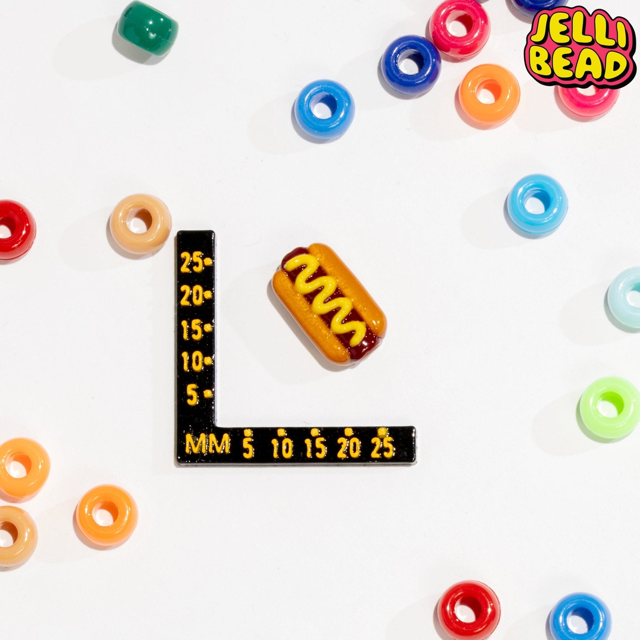 Hot Dog Beads - Jelli Bead Kandi Beads