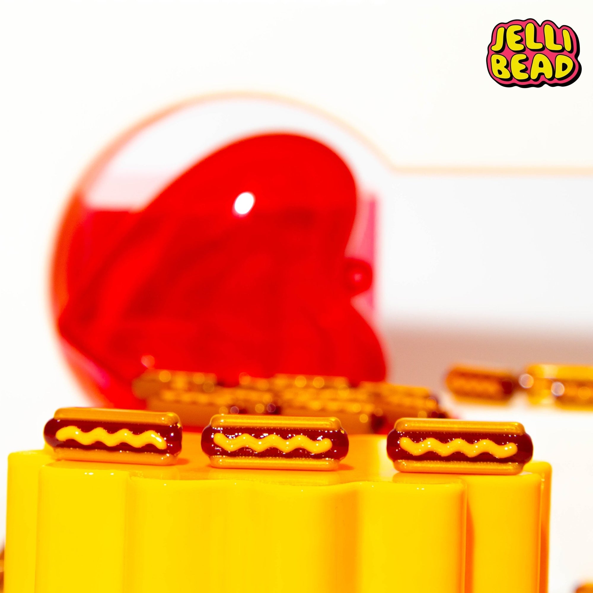 Hot Dog Beads - Jelli Bead Kandi Beads