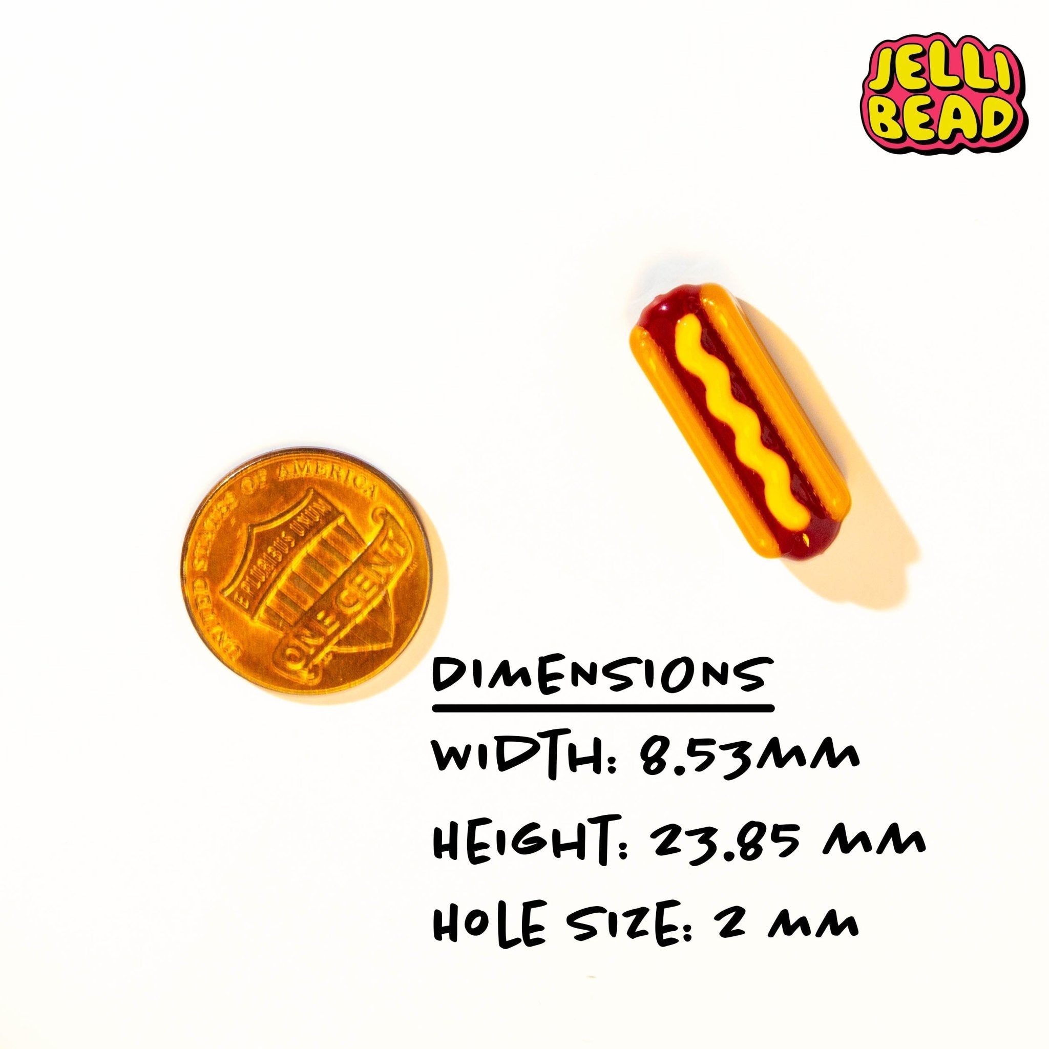 Hot Dog Beads - Jelli Bead Kandi Beads