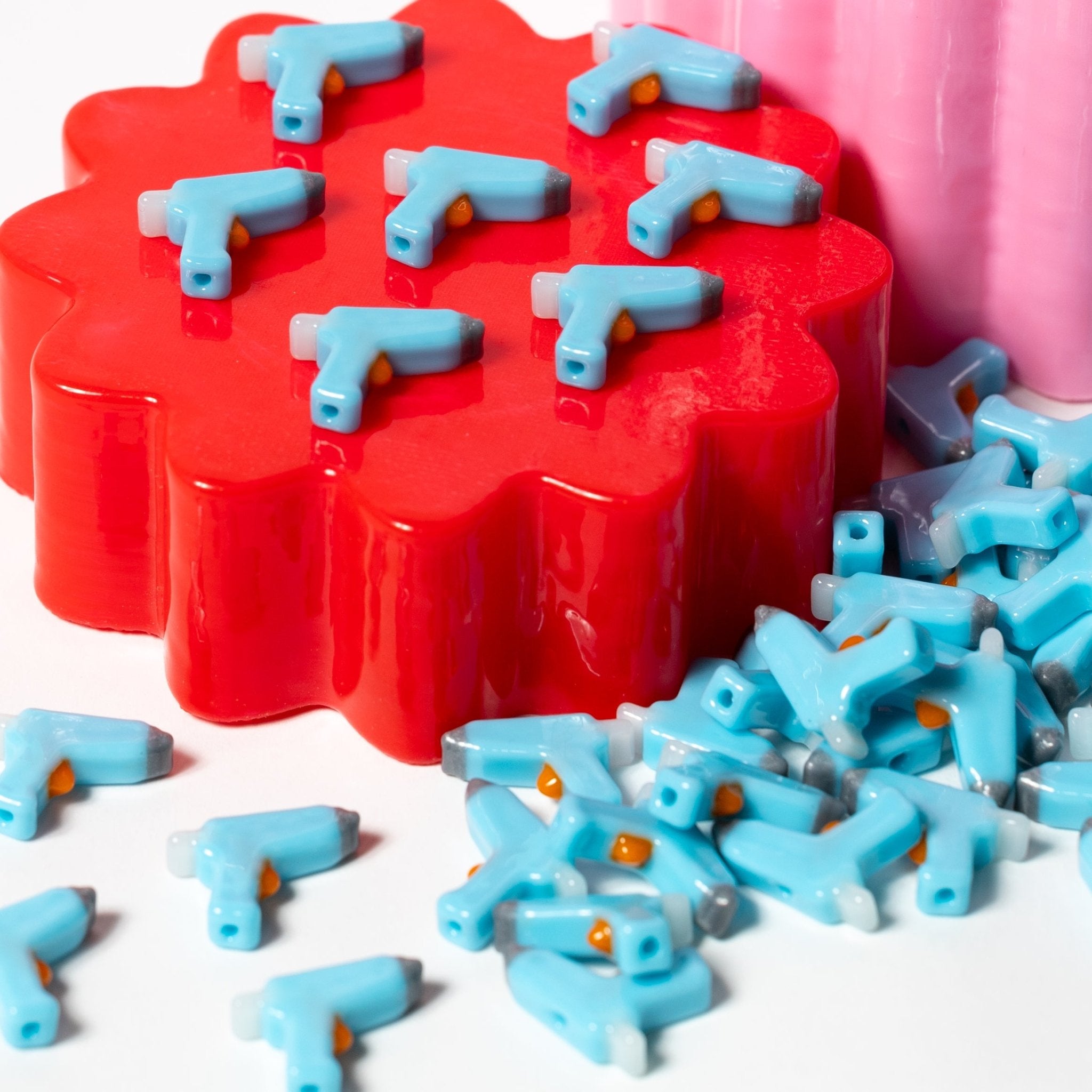 Hot Glue Gun Beads (JB x @campwonderlandshop) - Jelli Bead Kandi Beads
