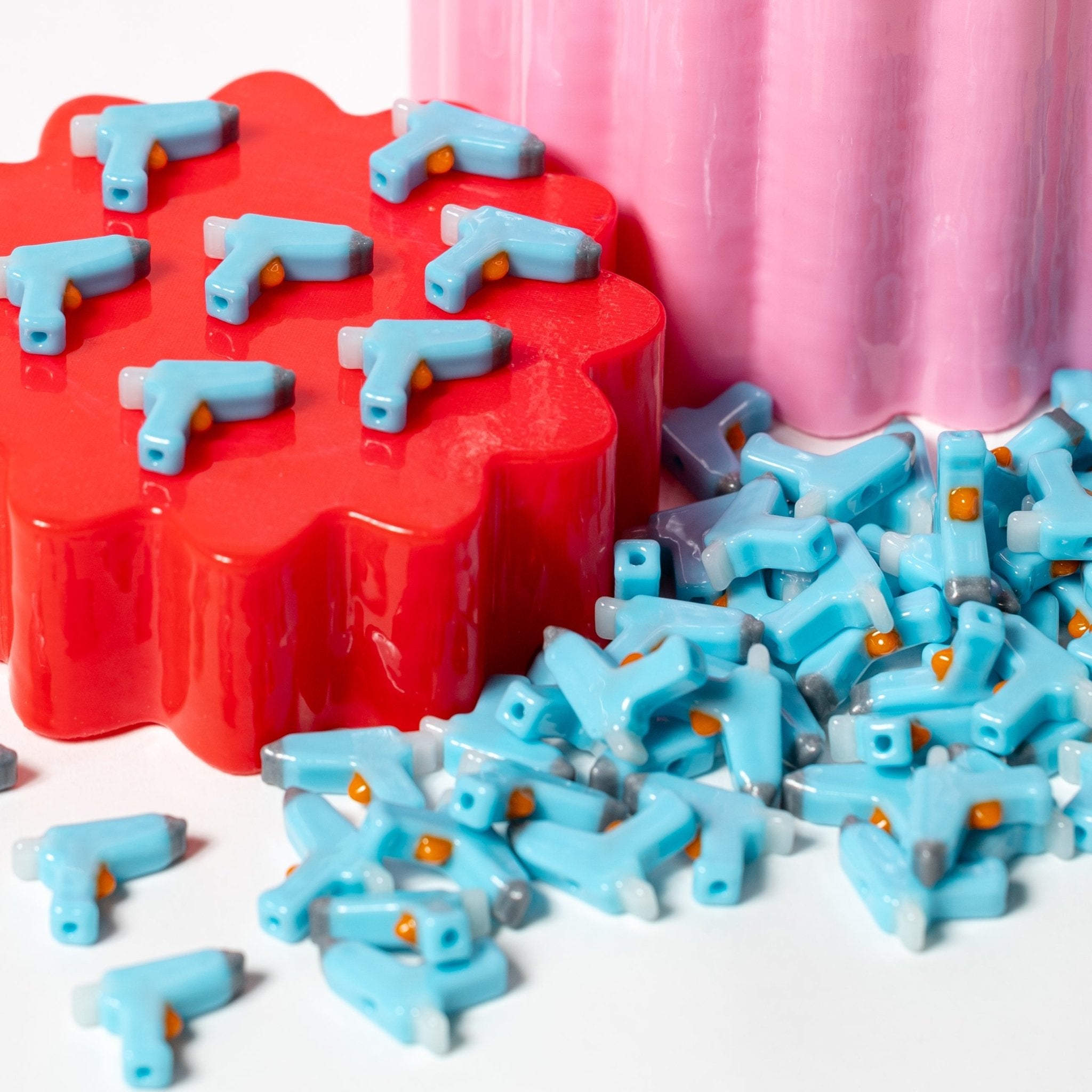 Hot Glue Gun Beads (JB x @campwonderlandshop) - Jelli Bead Kandi Beads