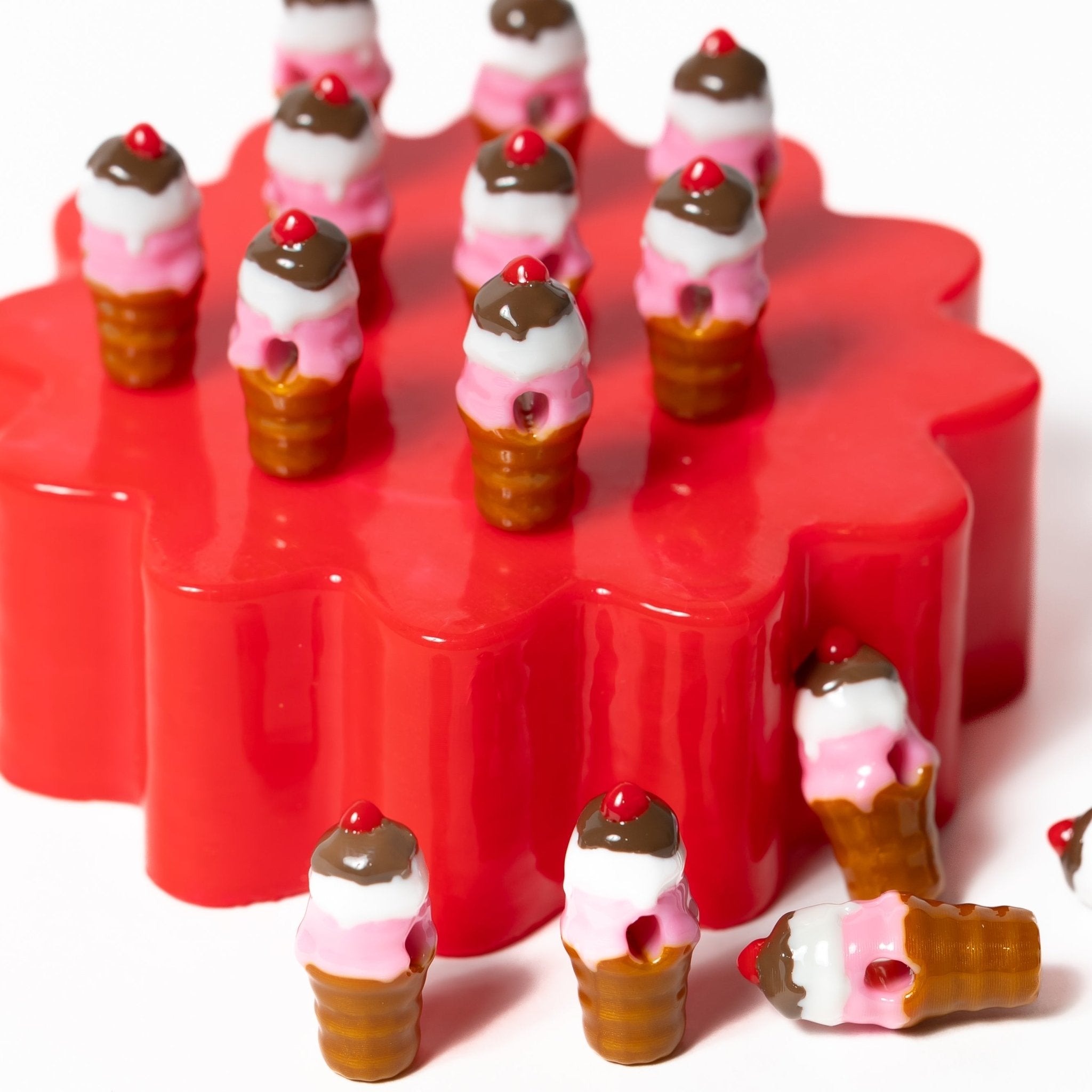 Ice Cream Cone Beads - Jelli Bead Kandi Beads
