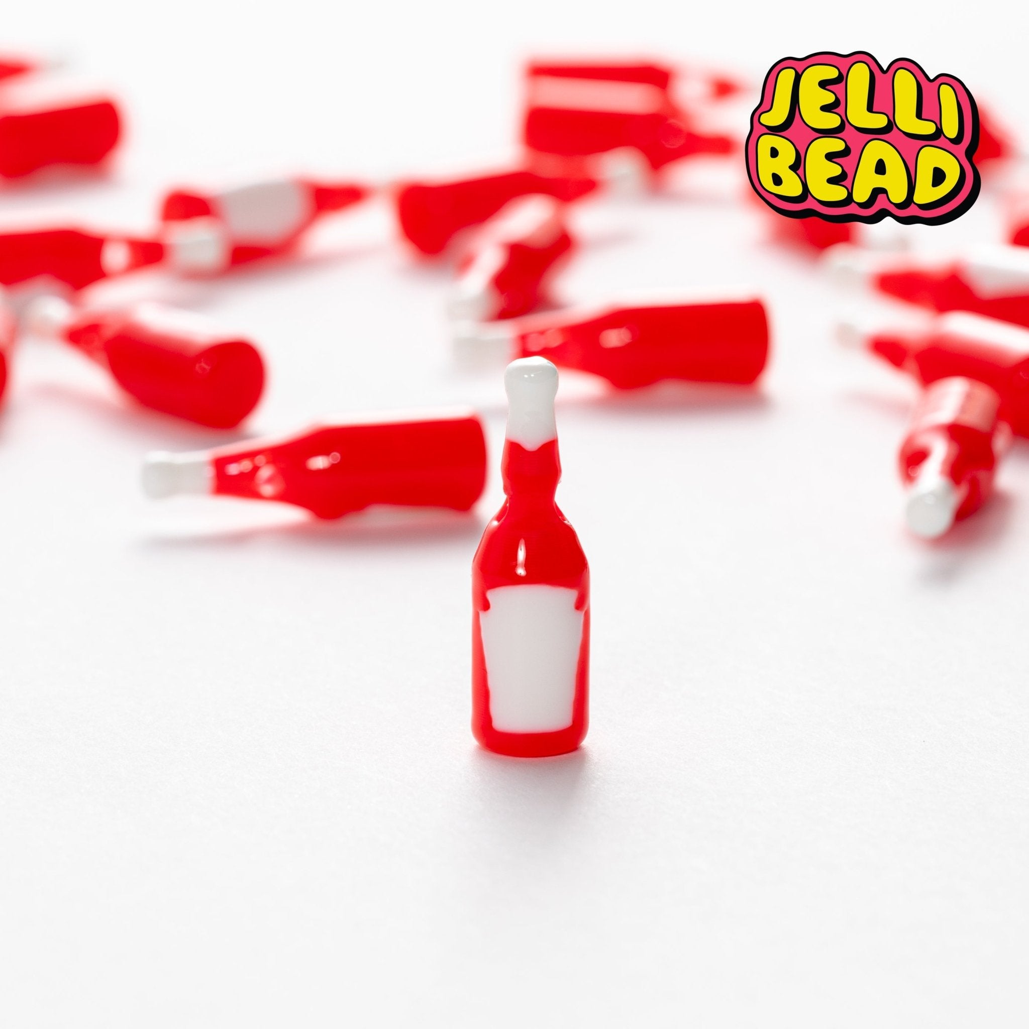 Ketchup bottle Beads - Jelli Bead Kandi Beads