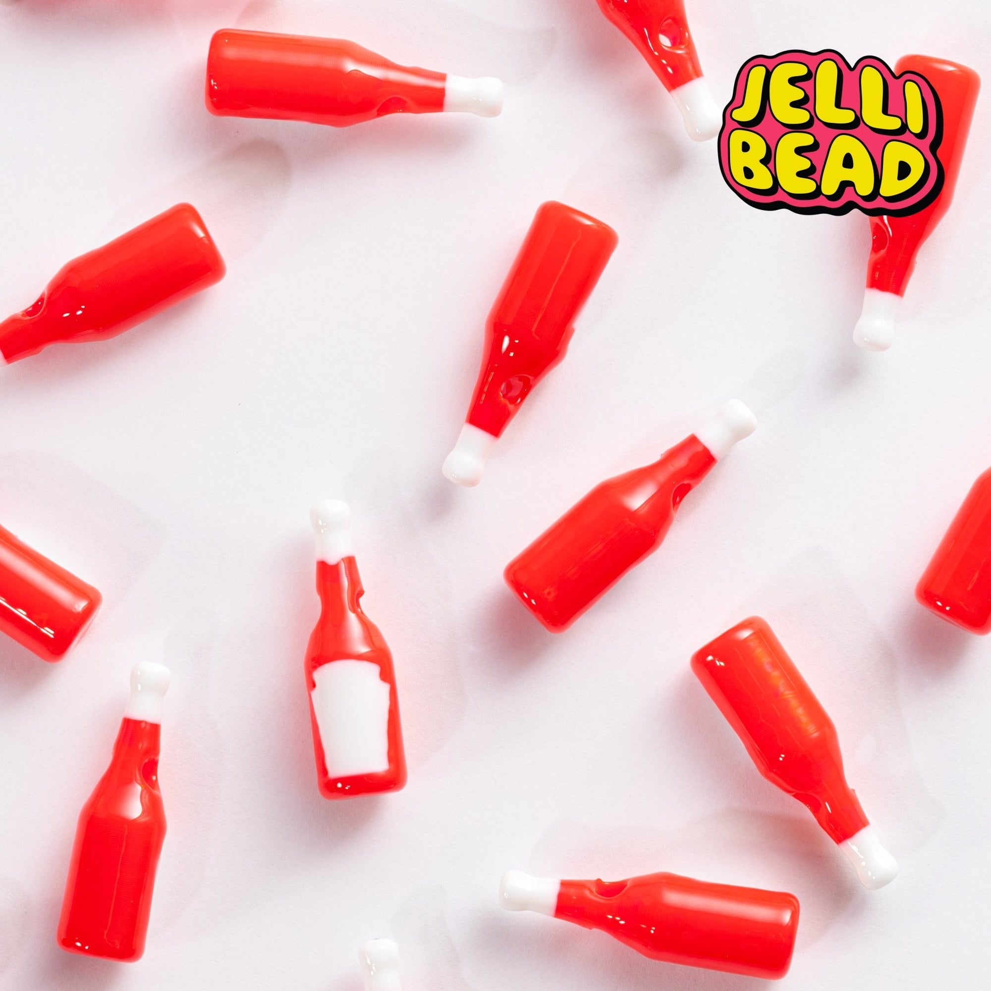 Ketchup bottle Beads - Jelli Bead Kandi Beads