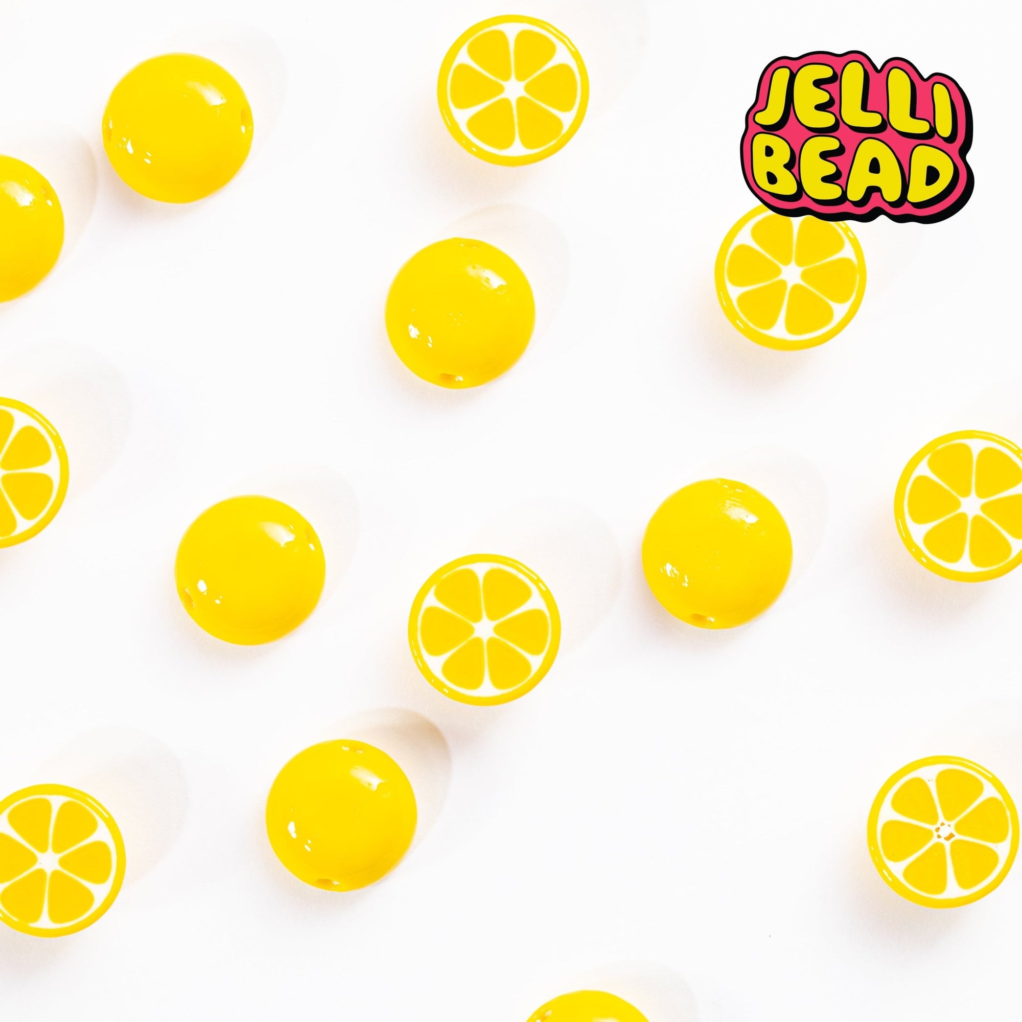 Lemon Beads - Jelli Bead Kandi Beads