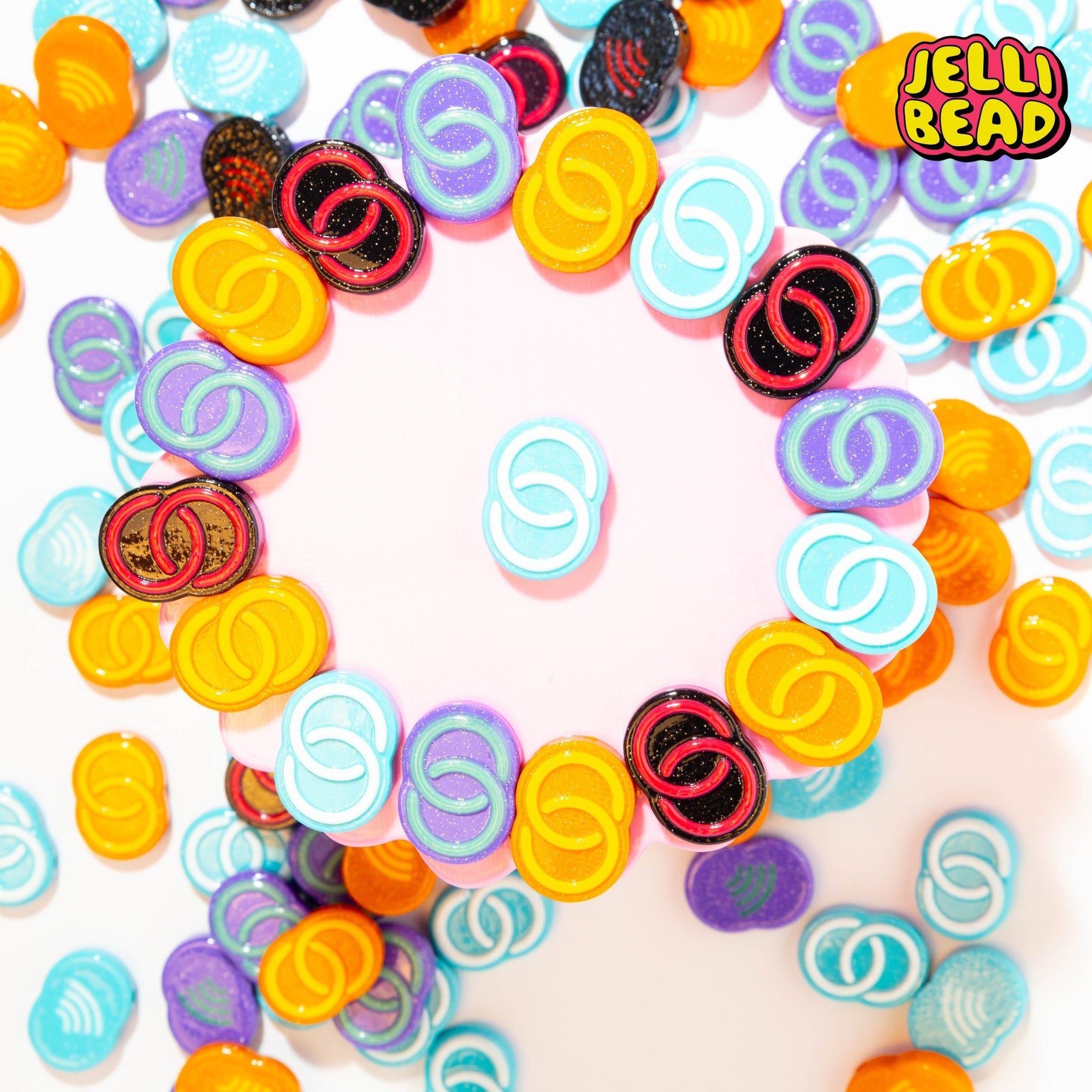 Link Connected Charms (early sale 3/22) - Jelli Bead Kandi Beads