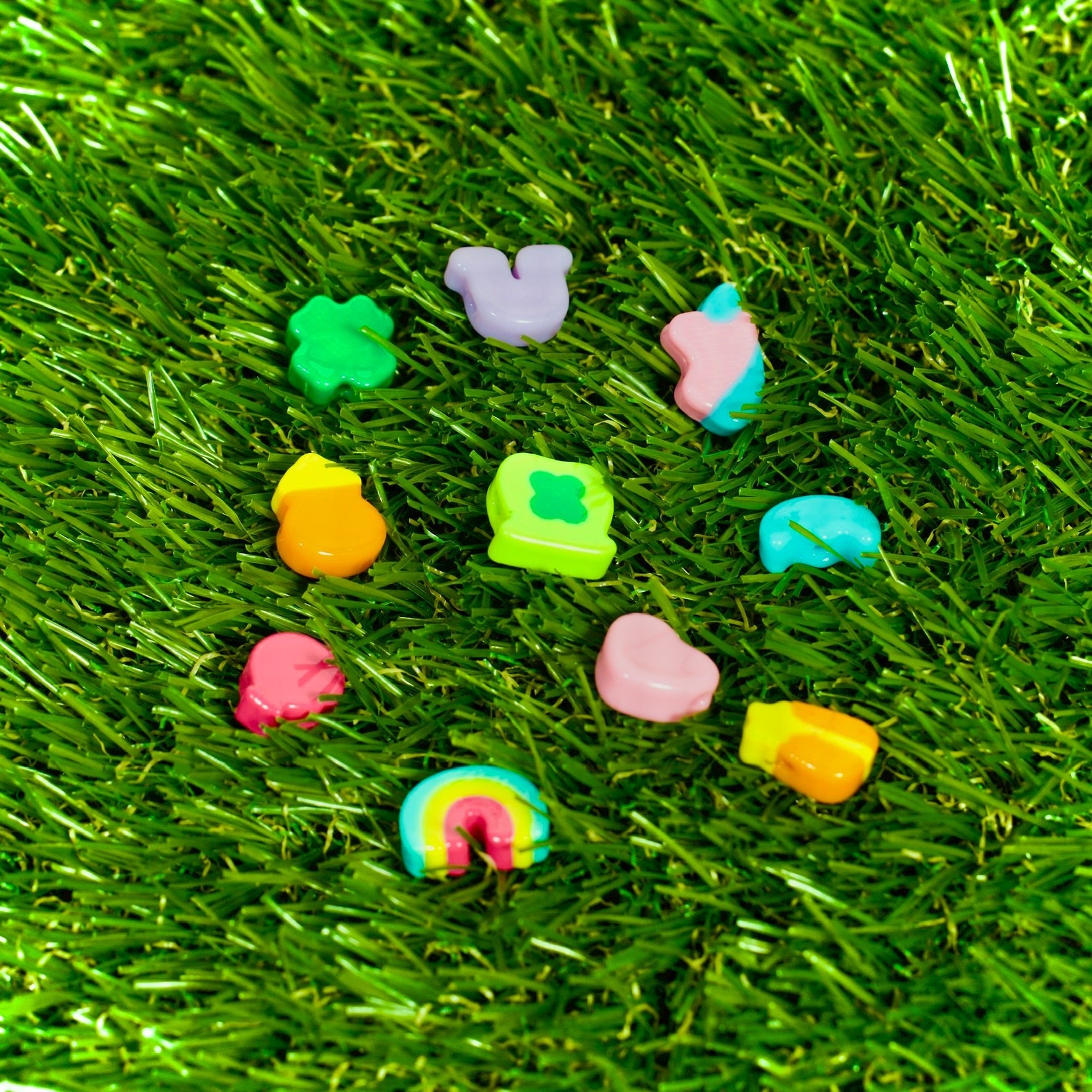 Lucky Charms Variety Pack (10 Unique Charms) - Jelli Bead Kandi Beads