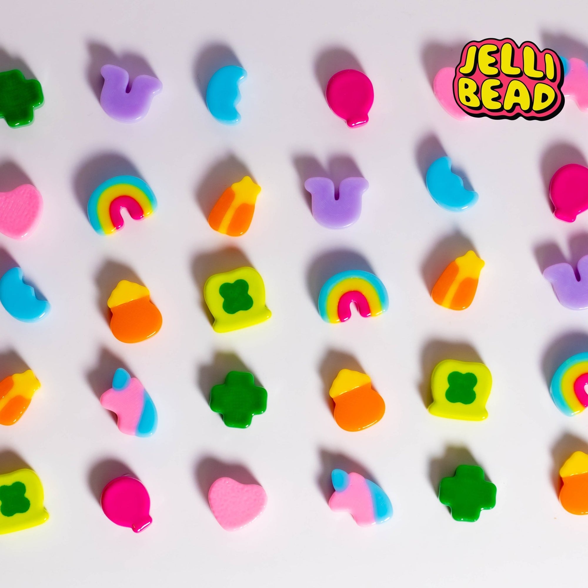 Lucky Charms Variety Pack (10 Unique Charms) - Jelli Bead Kandi Beads