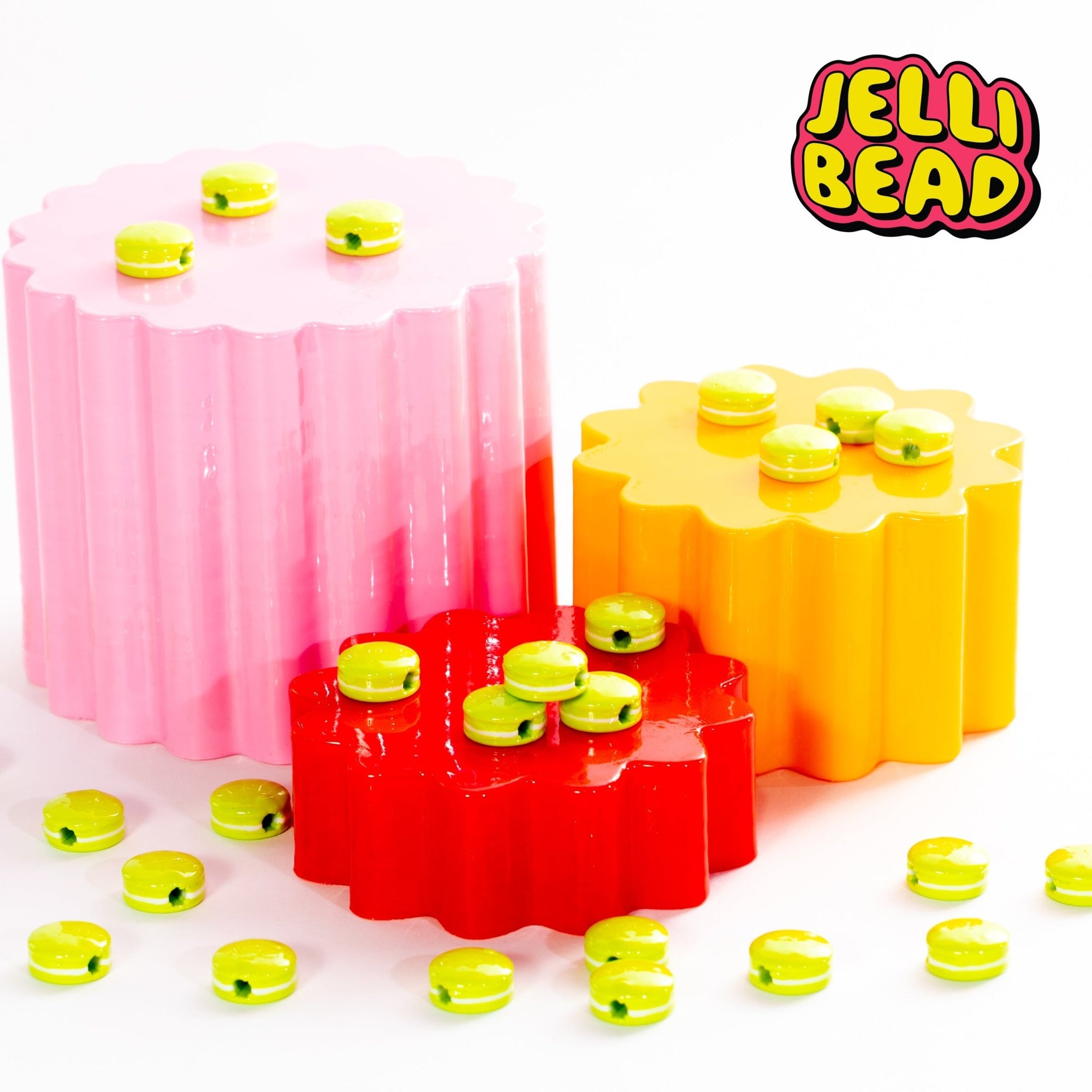 Macaron Beads - Jelli Bead Kandi Beads