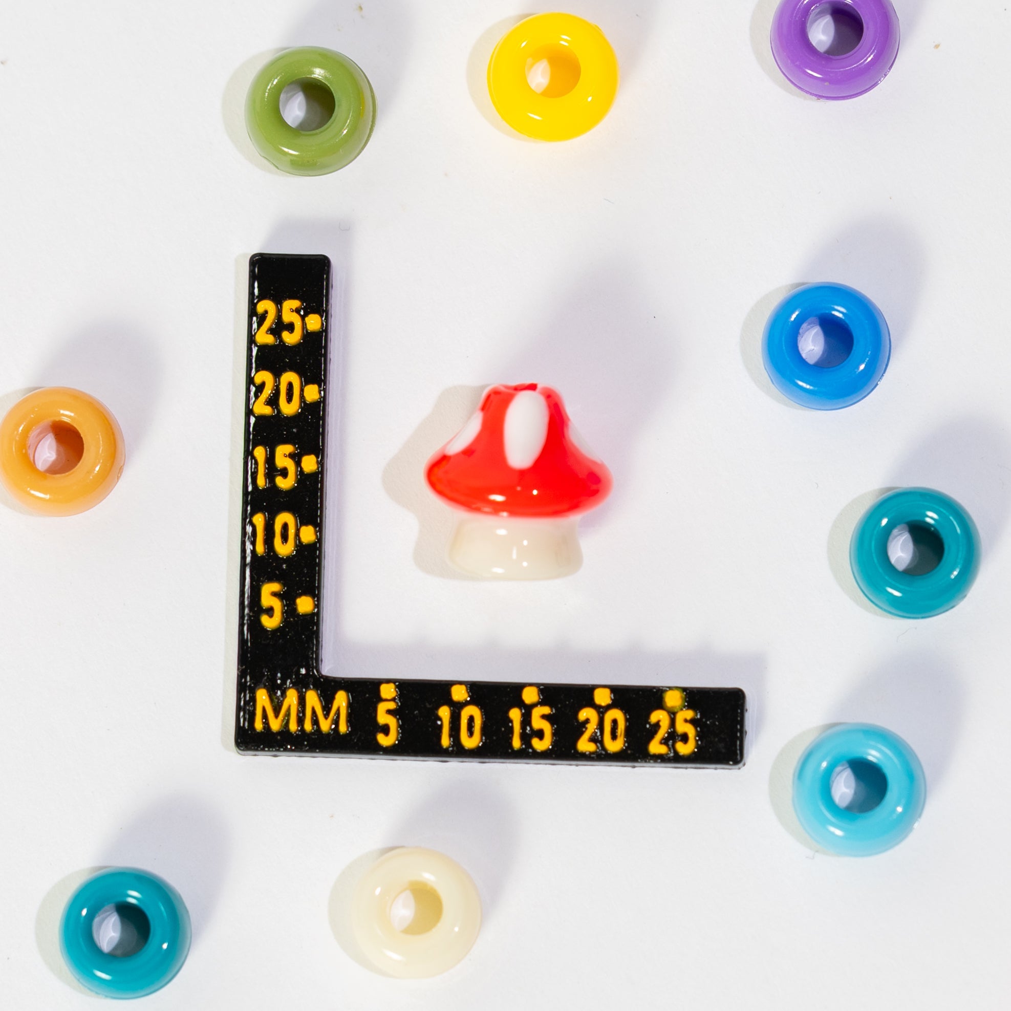 Mushroom Beads - Jelli Bead Kandi Beads
