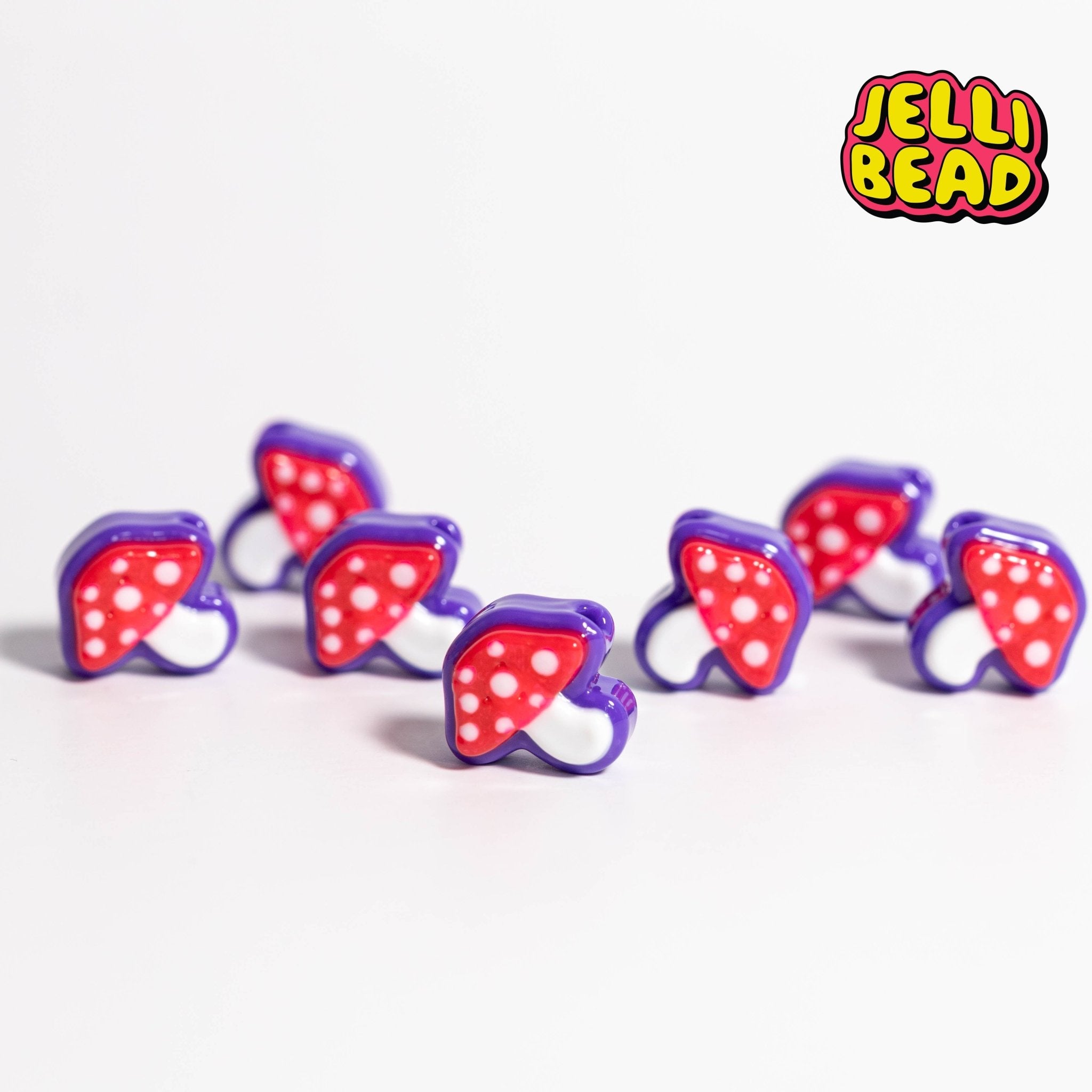 Mushroom Beads - Jelli Bead Kandi Beads