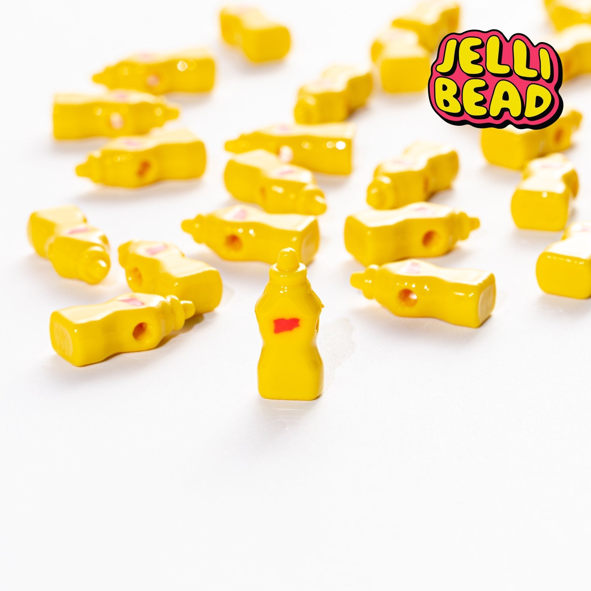Mustard Beads - Jelli Bead Kandi Beads