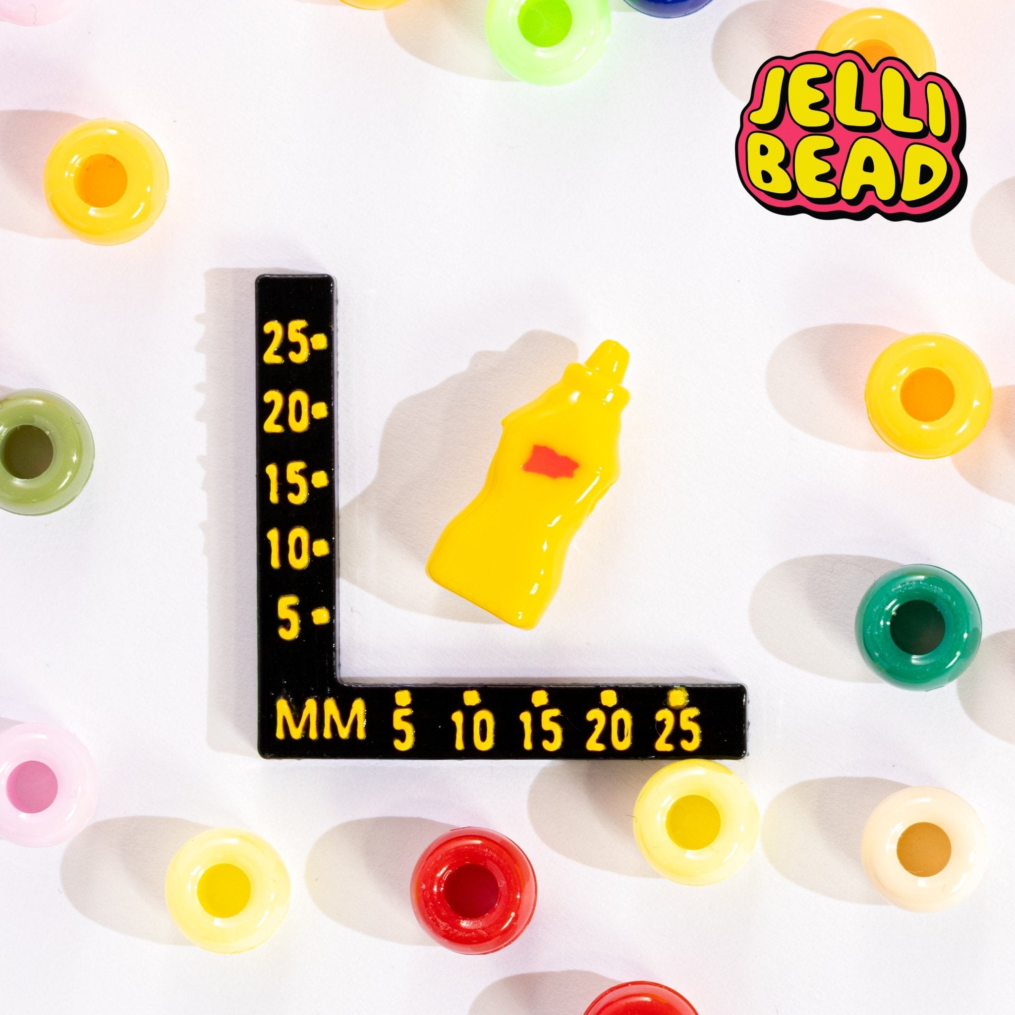 Mustard Beads - Jelli Bead Kandi Beads