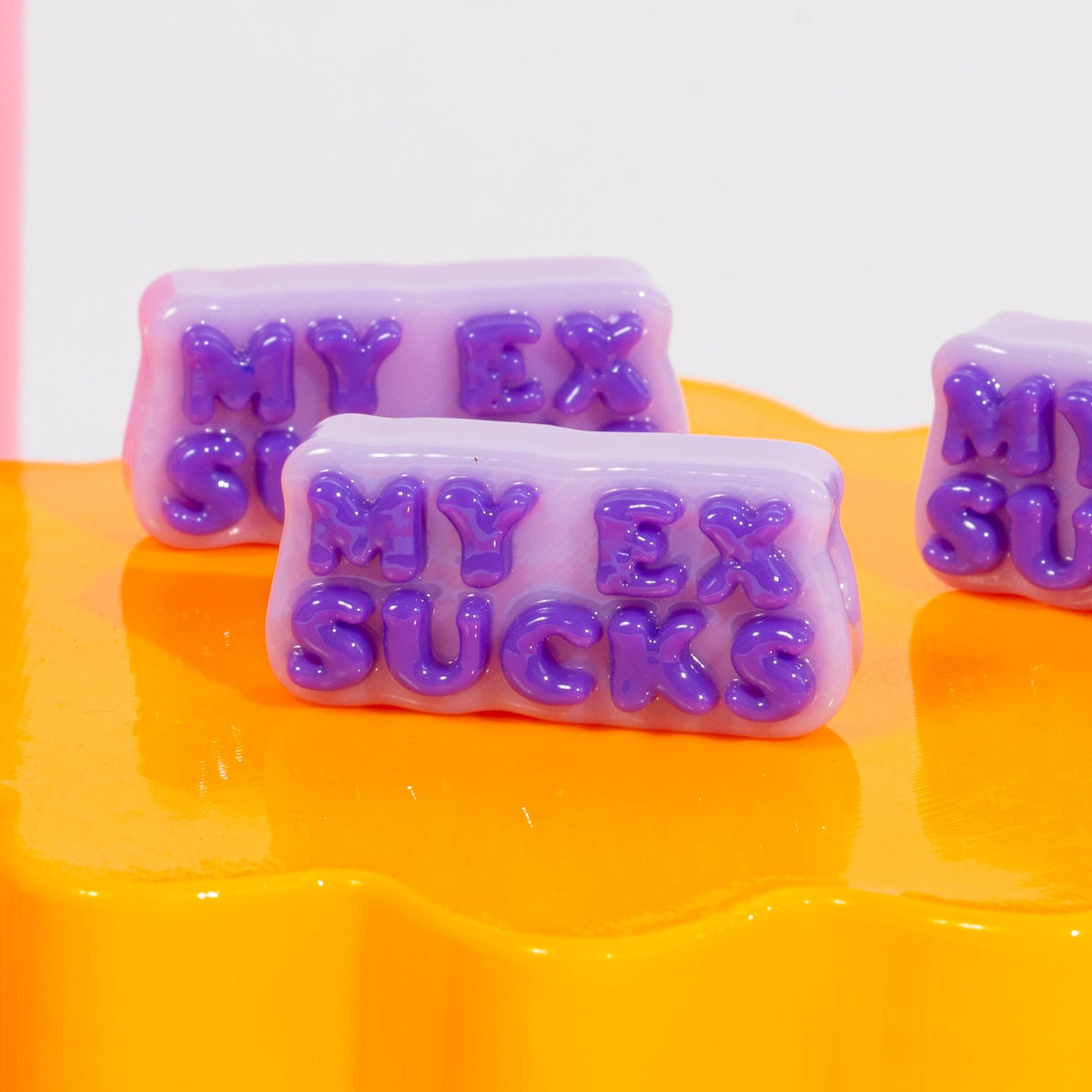 "My Ex Sucks" Beads - Jelli Bead Kandi Beads