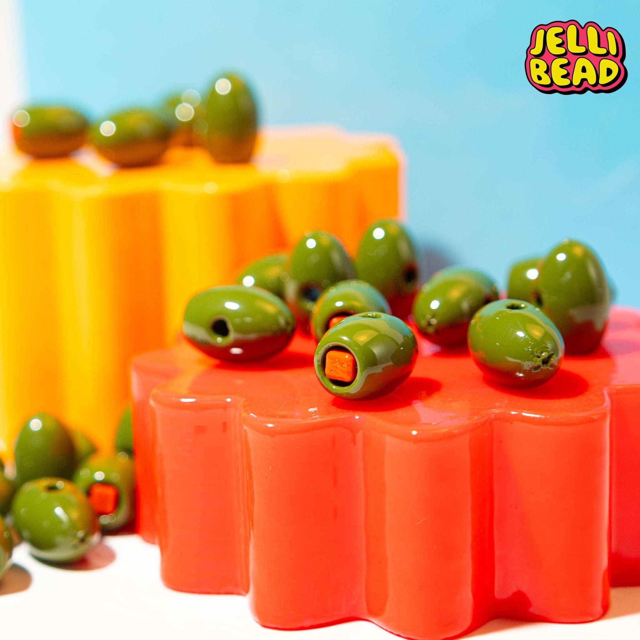 Olive Beads - Jelli Bead Kandi Beads