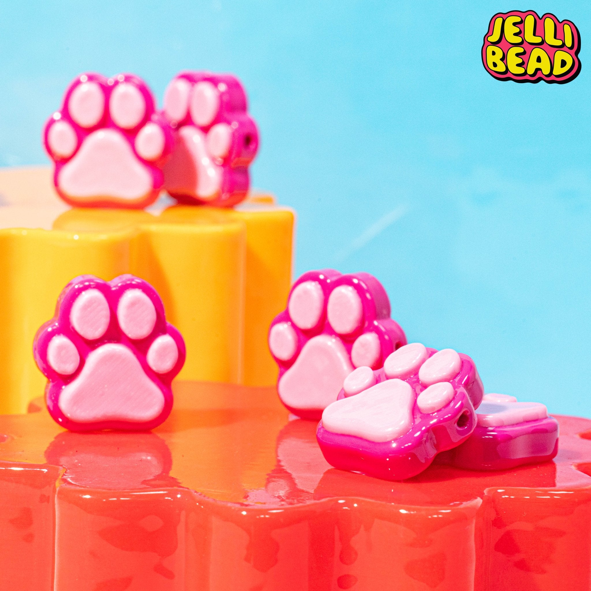 Paw Beads - Jelli Bead Kandi Beads