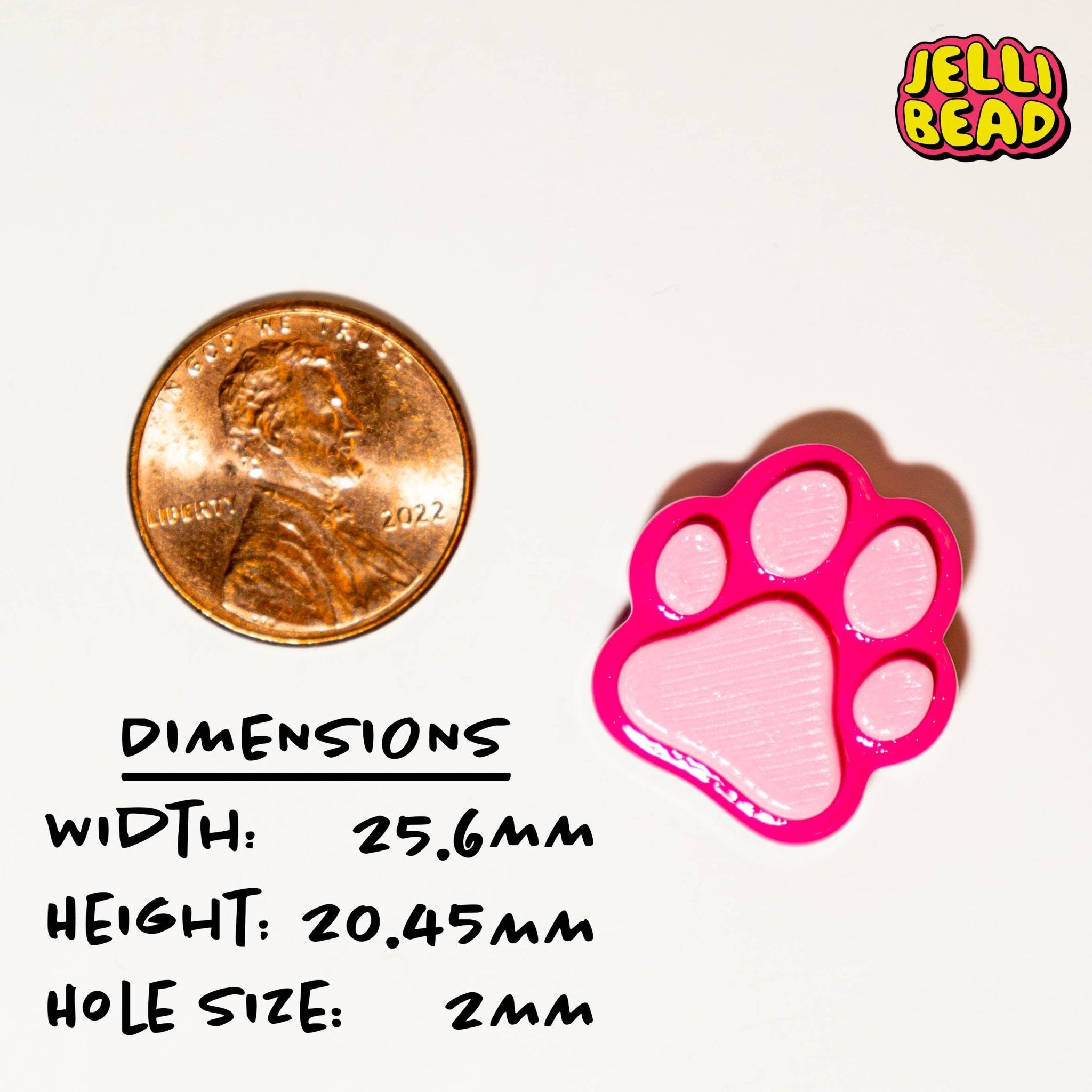 Paw Beads - Jelli Bead Kandi Beads