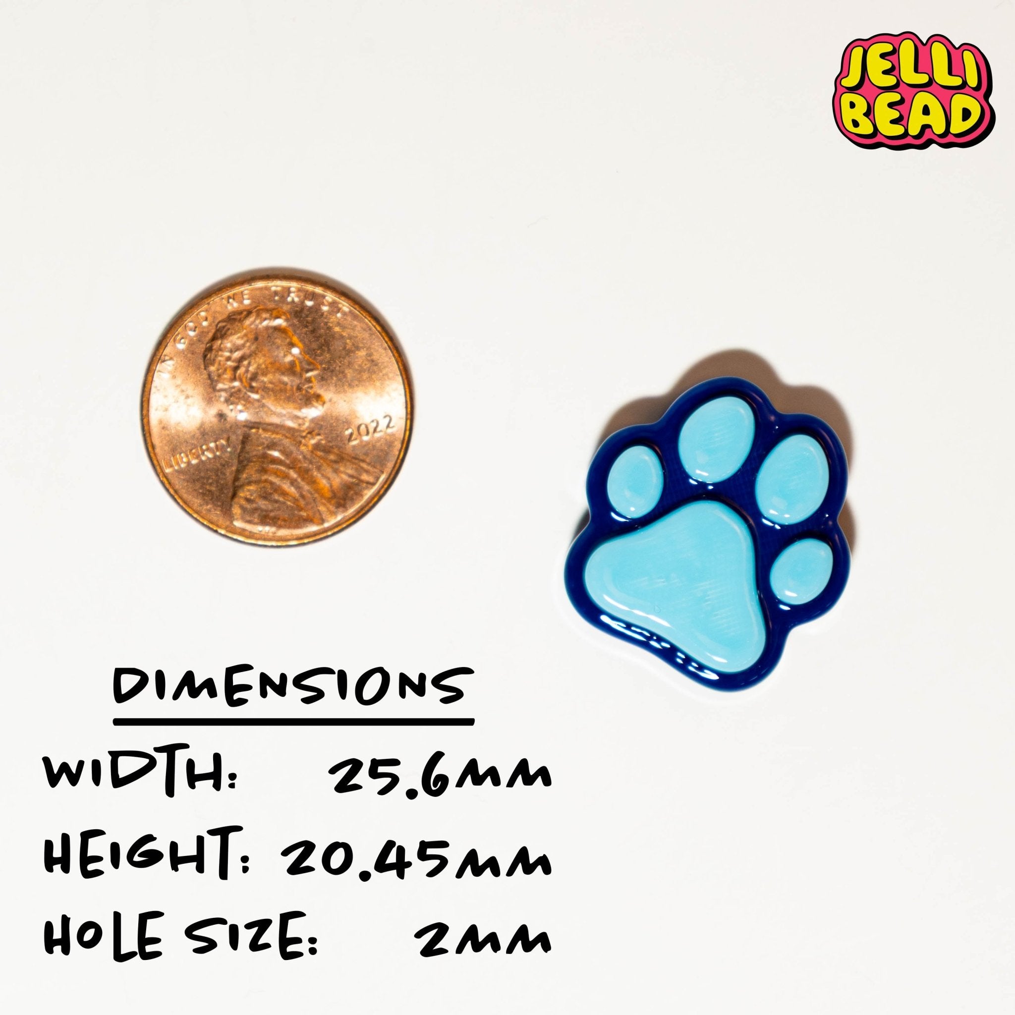 Paw Beads - Jelli Bead Kandi Beads