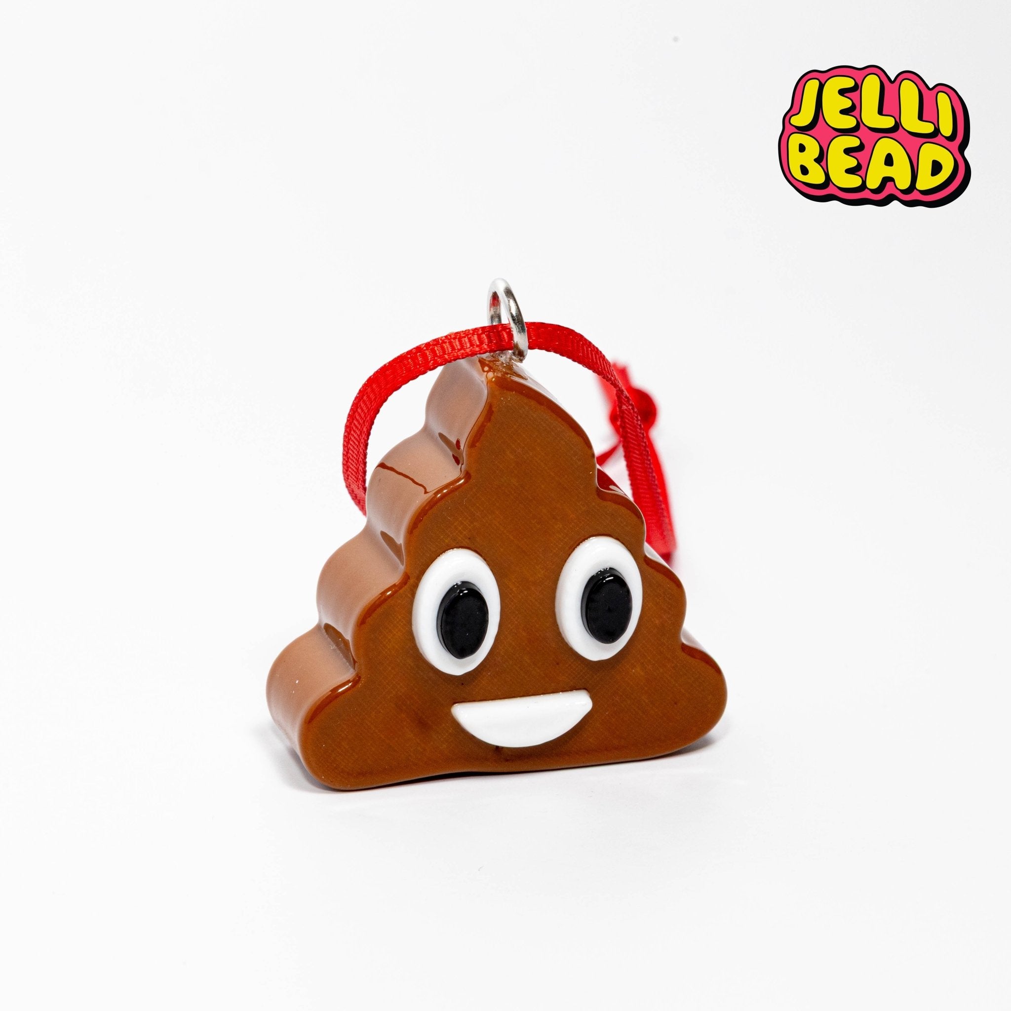 Poop Emoji Ornament - Jelli Bead Kandi Beads