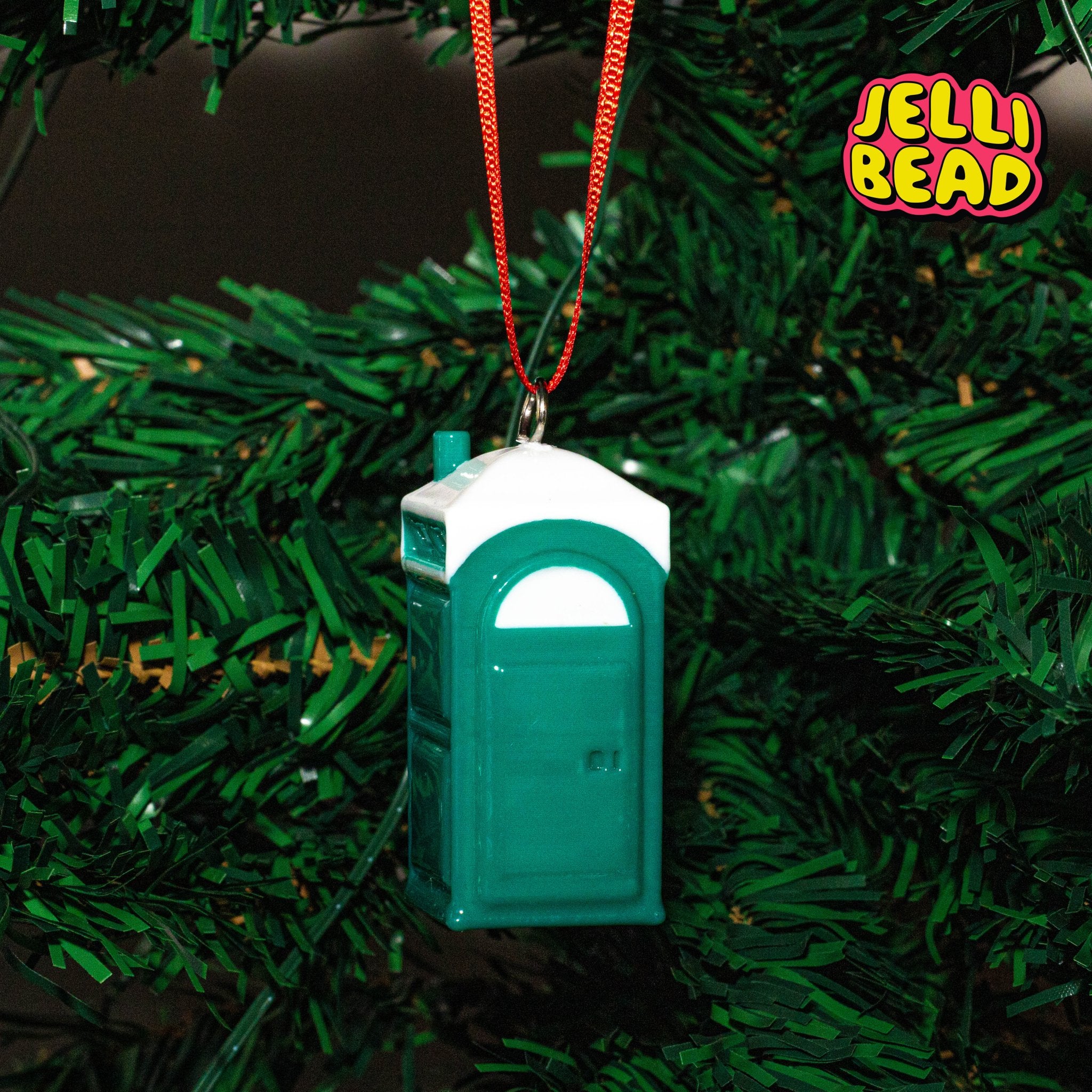 Porta Potty Ornament - Jelli Bead Kandi Beads