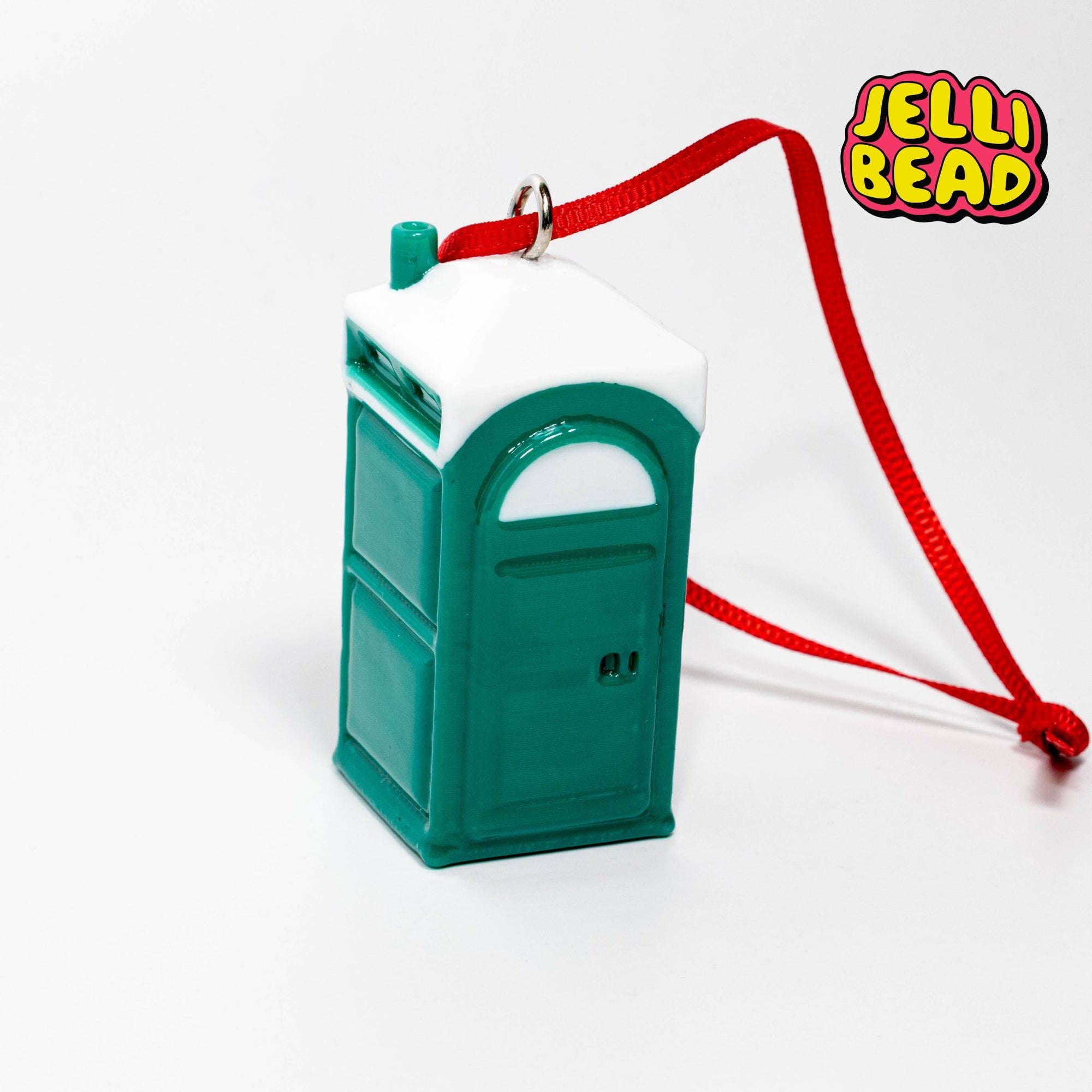 Porta Potty Ornament - Jelli Bead Kandi Beads