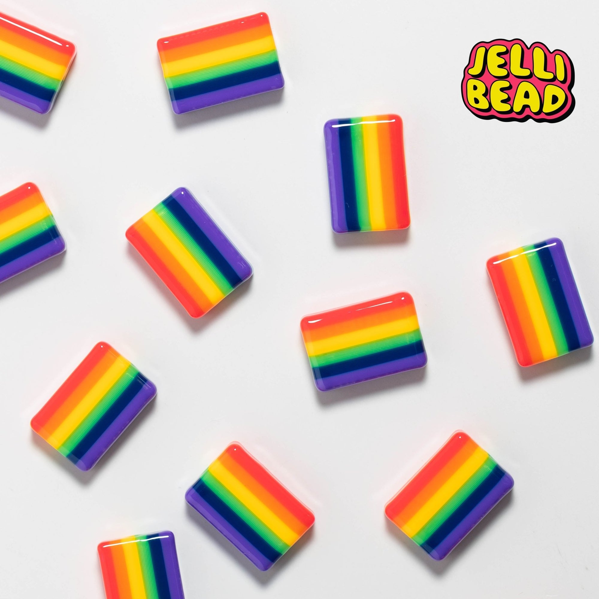 Pride Flag Beads - Jelli Bead Kandi Beads